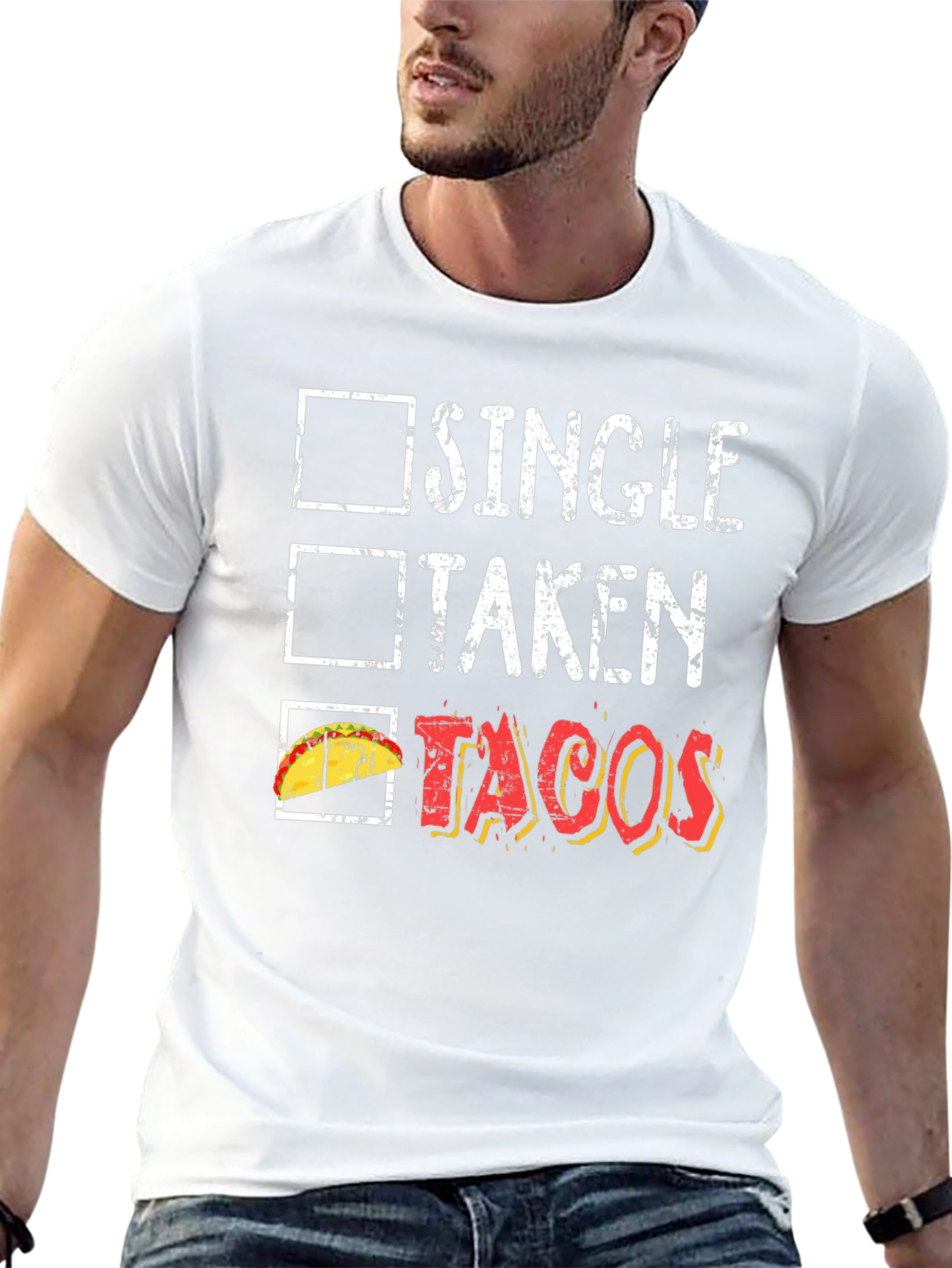 Tacos Lover Graphic Tee - Single Taken Tacos