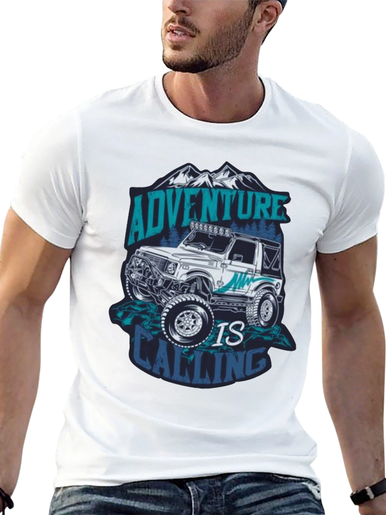 Adventure Calling T-Shirt - Off-Road 4x4 Design