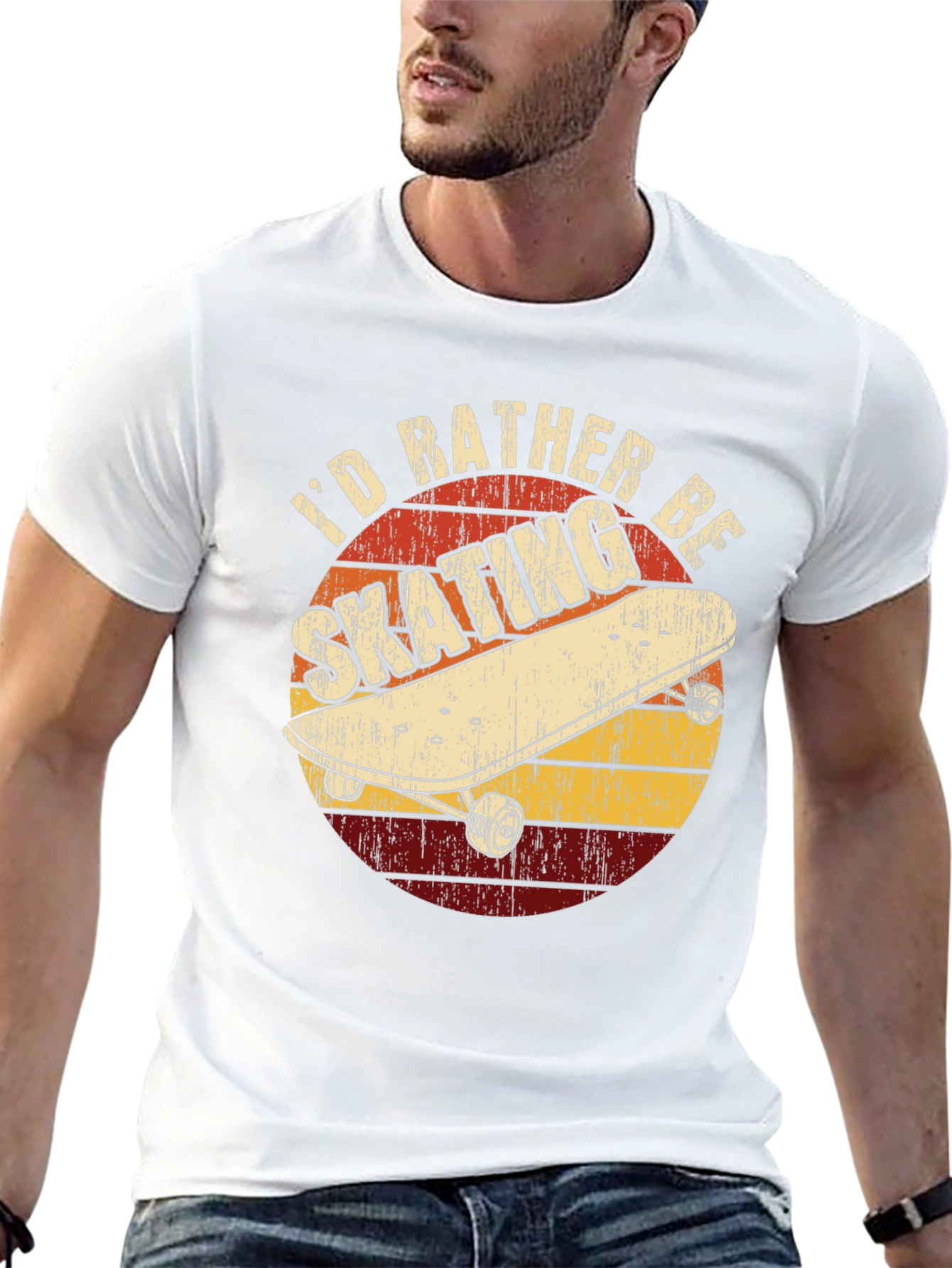 Id Rather Be Skating Graphic Tee