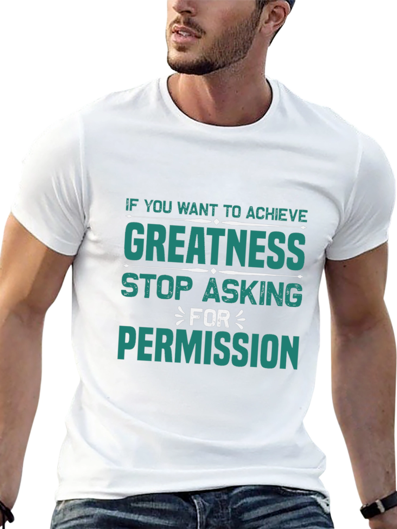 Greatness Graphic Tee - Motivational T-Shirt
