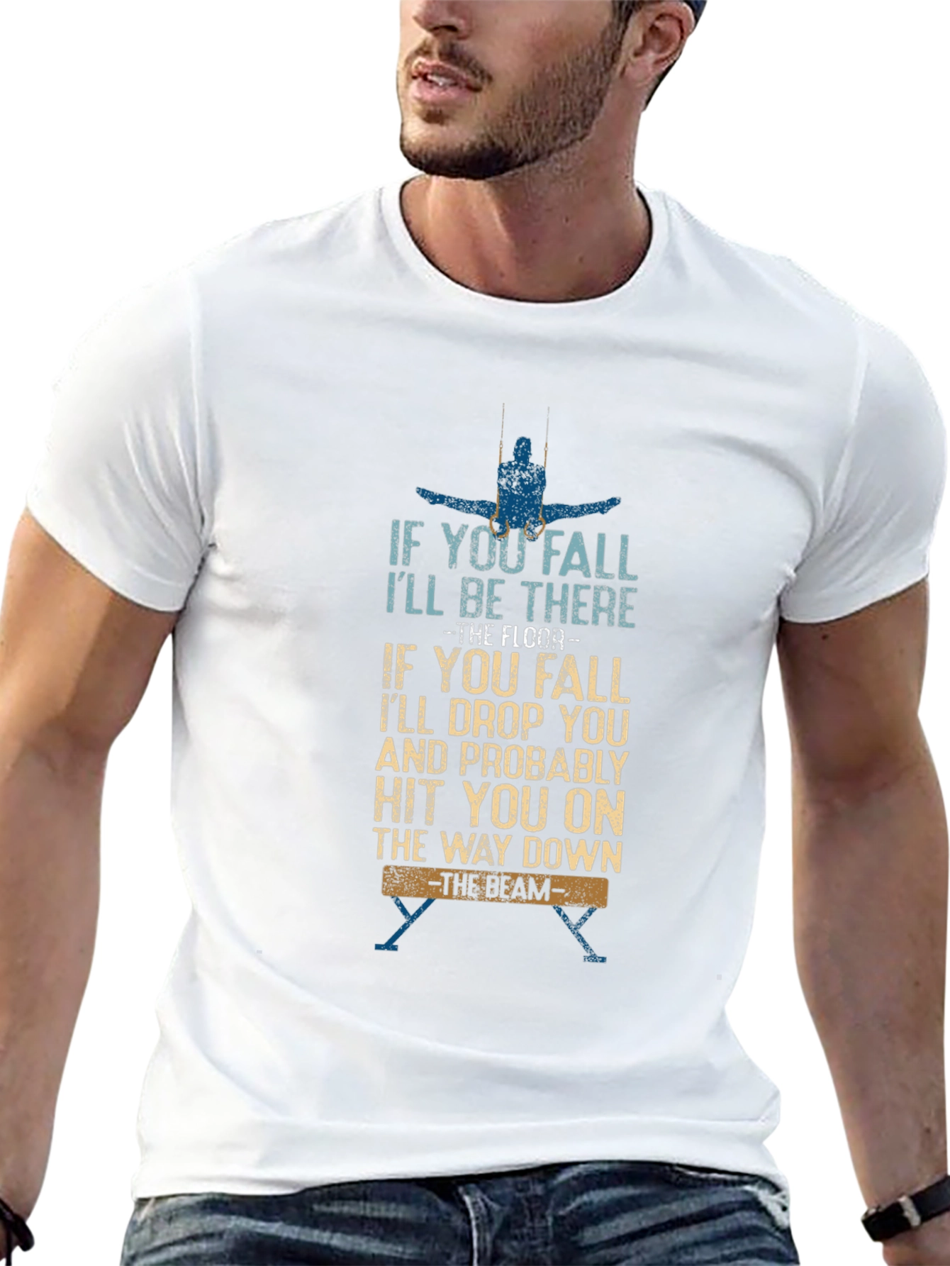 Gymnastics Humor T-Shirt - Balance Beam