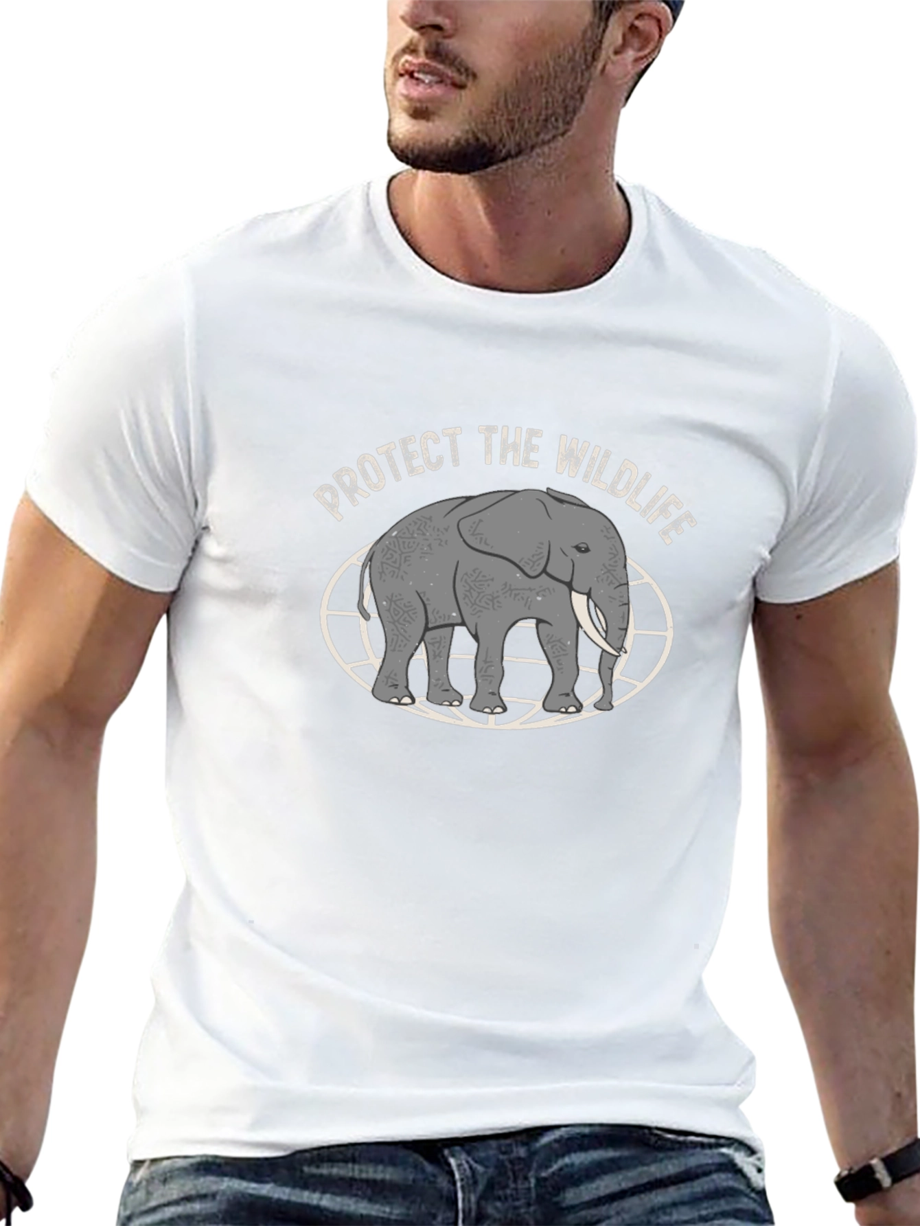 Protect Wildlife T-Shirt - Elephant Design