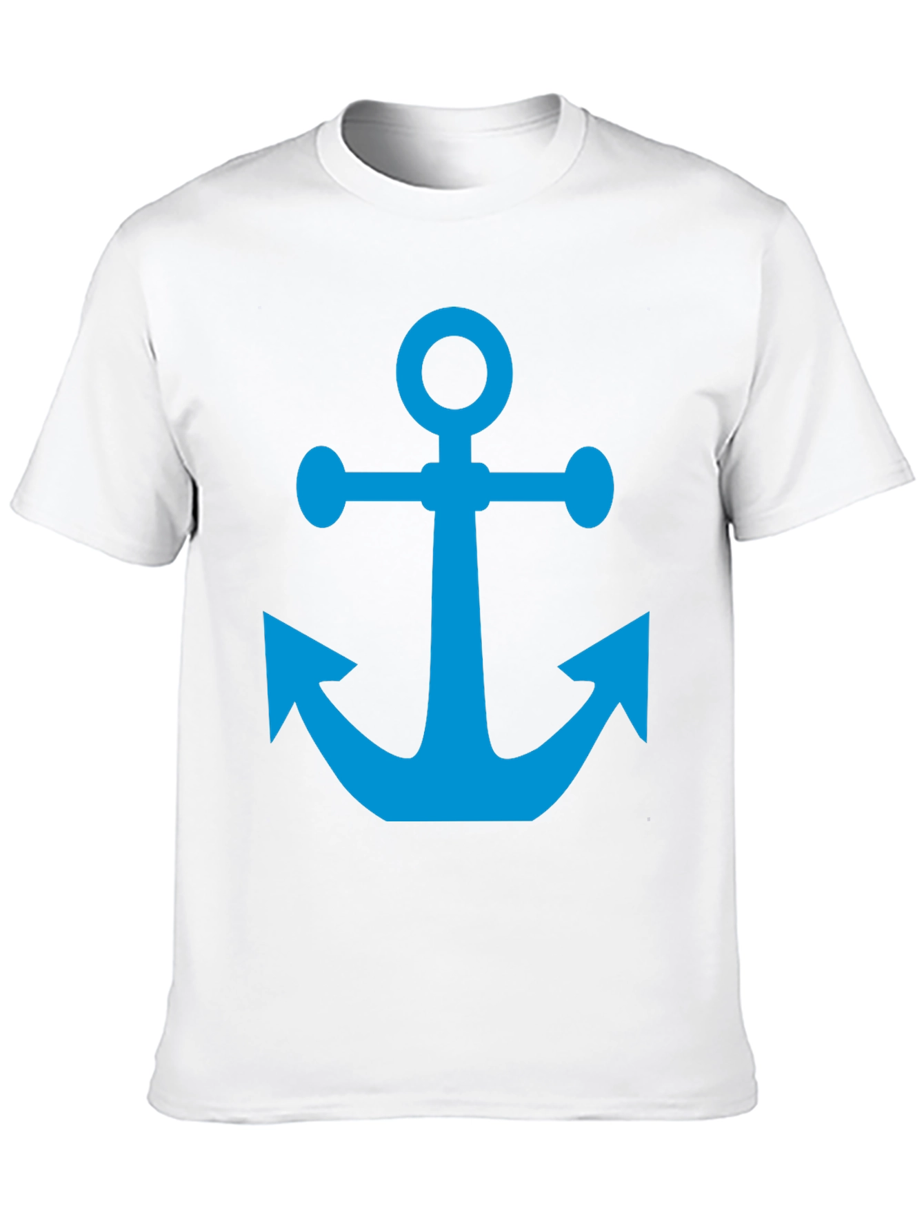 Nautical Anchor Graphic Black T-Shirt