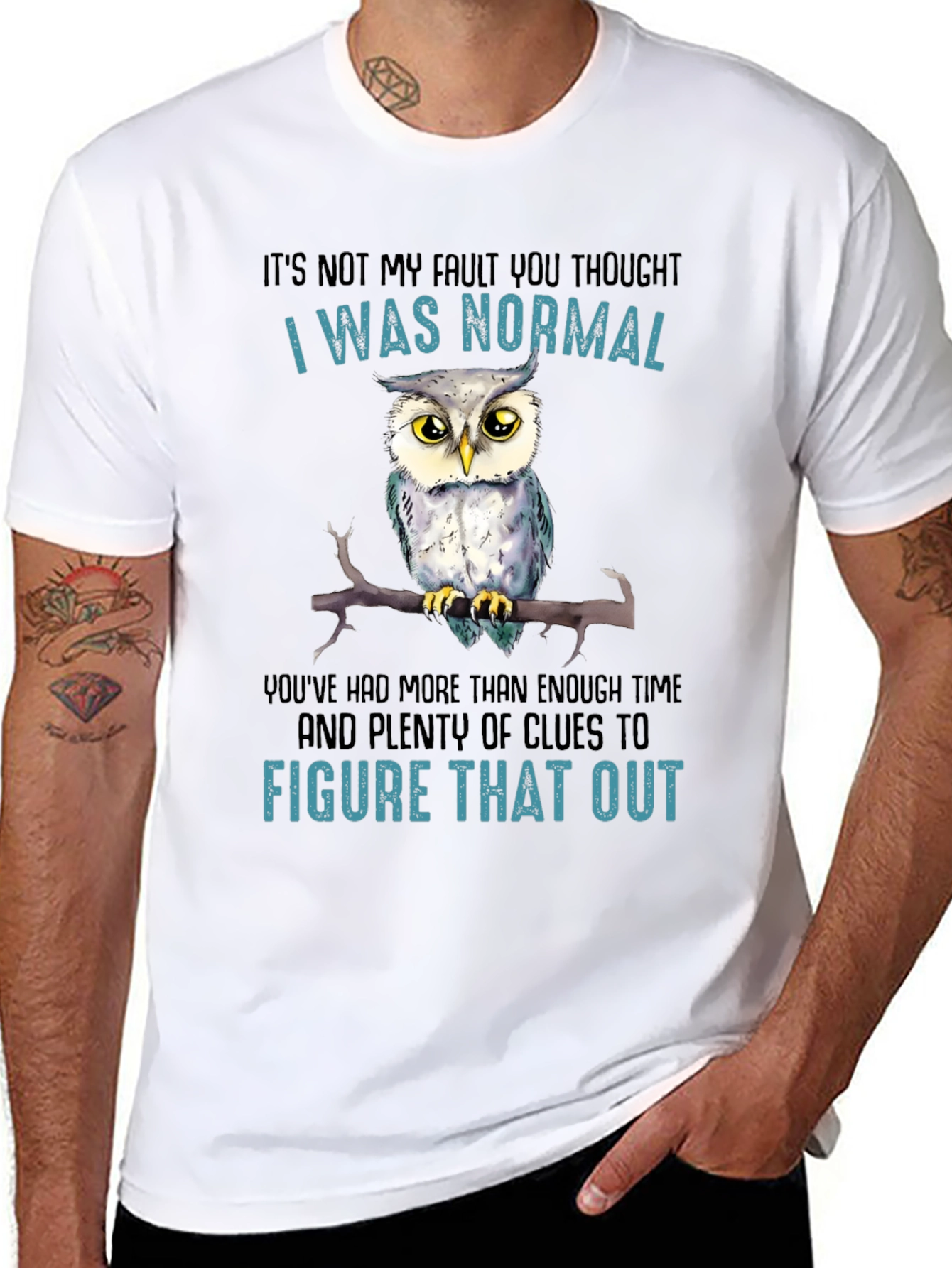 Its Not My Fault Owl T-Shirt