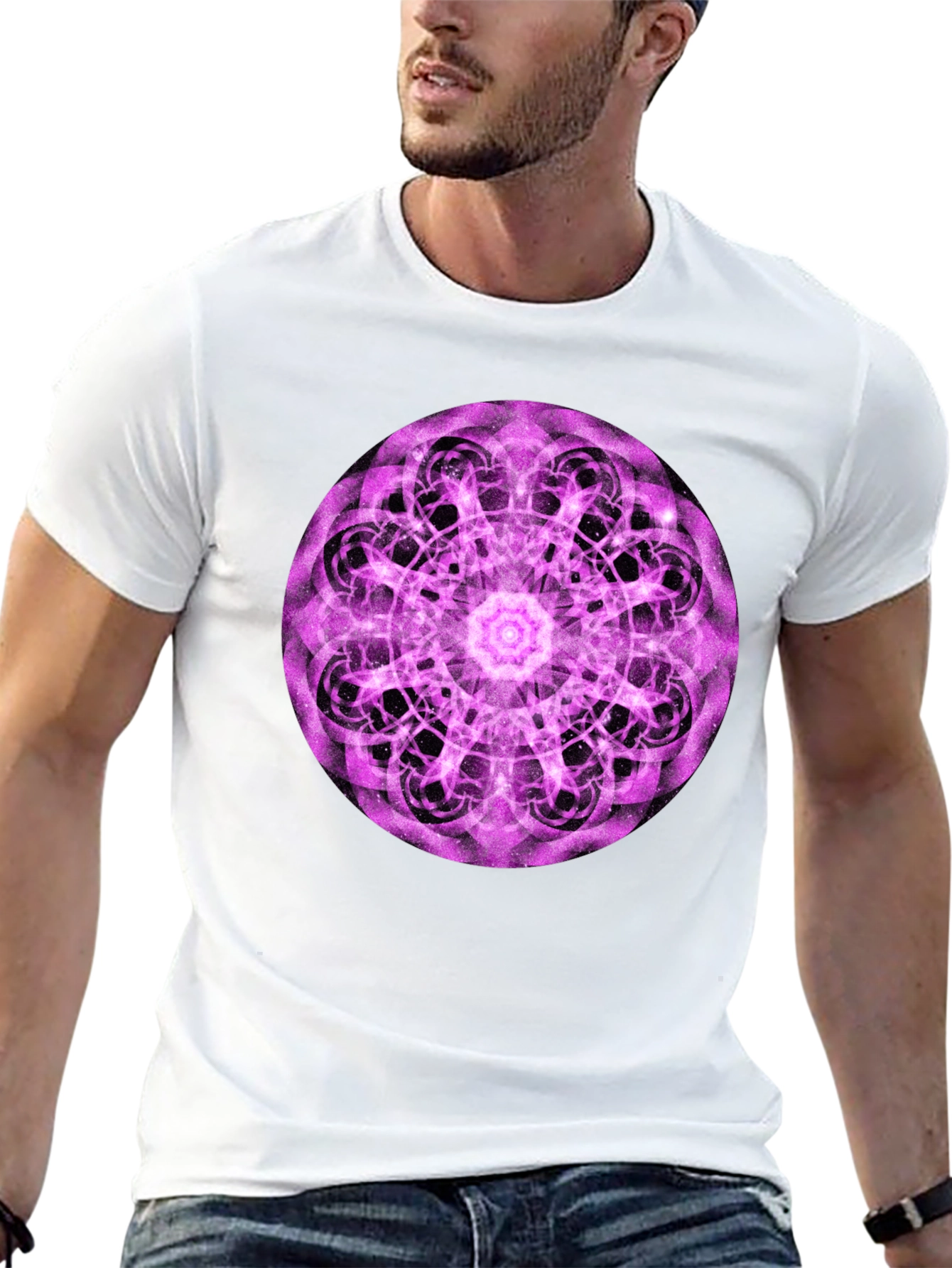 Mystic Mandala Black T-Shirt