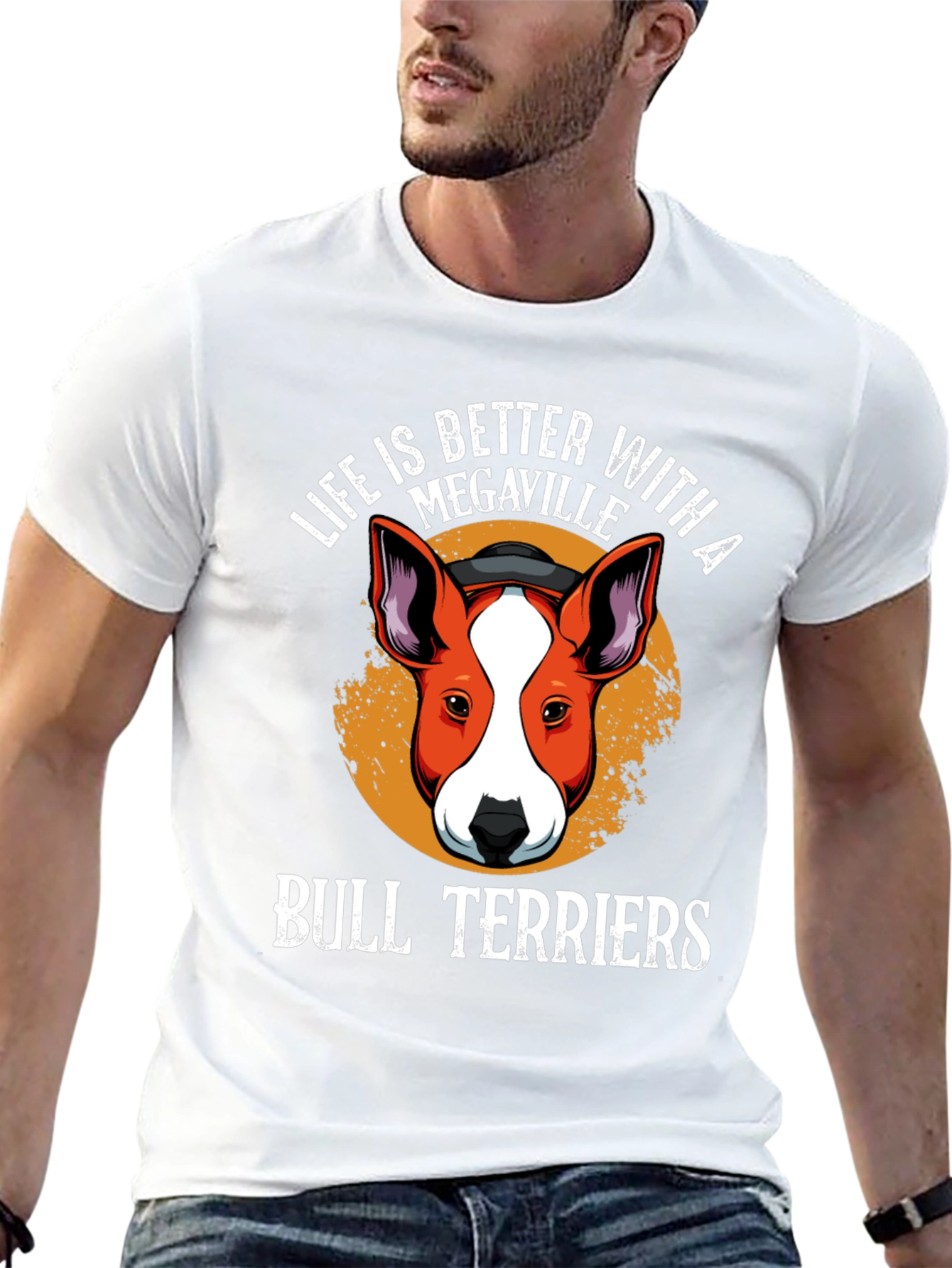 Megaville Bull Terriers Graphic T-Shirt