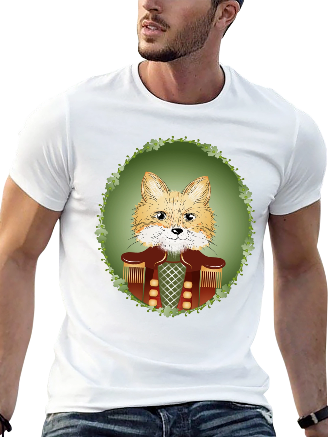 Fox Nutcracker T-Shirt - Unique Animal Design