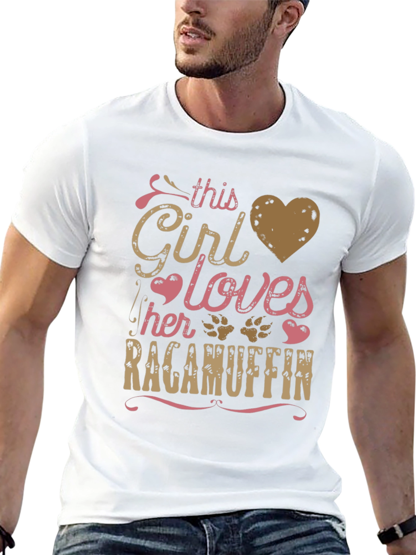 Girl Loves Ragamuffin Dog Breed T-Shirt