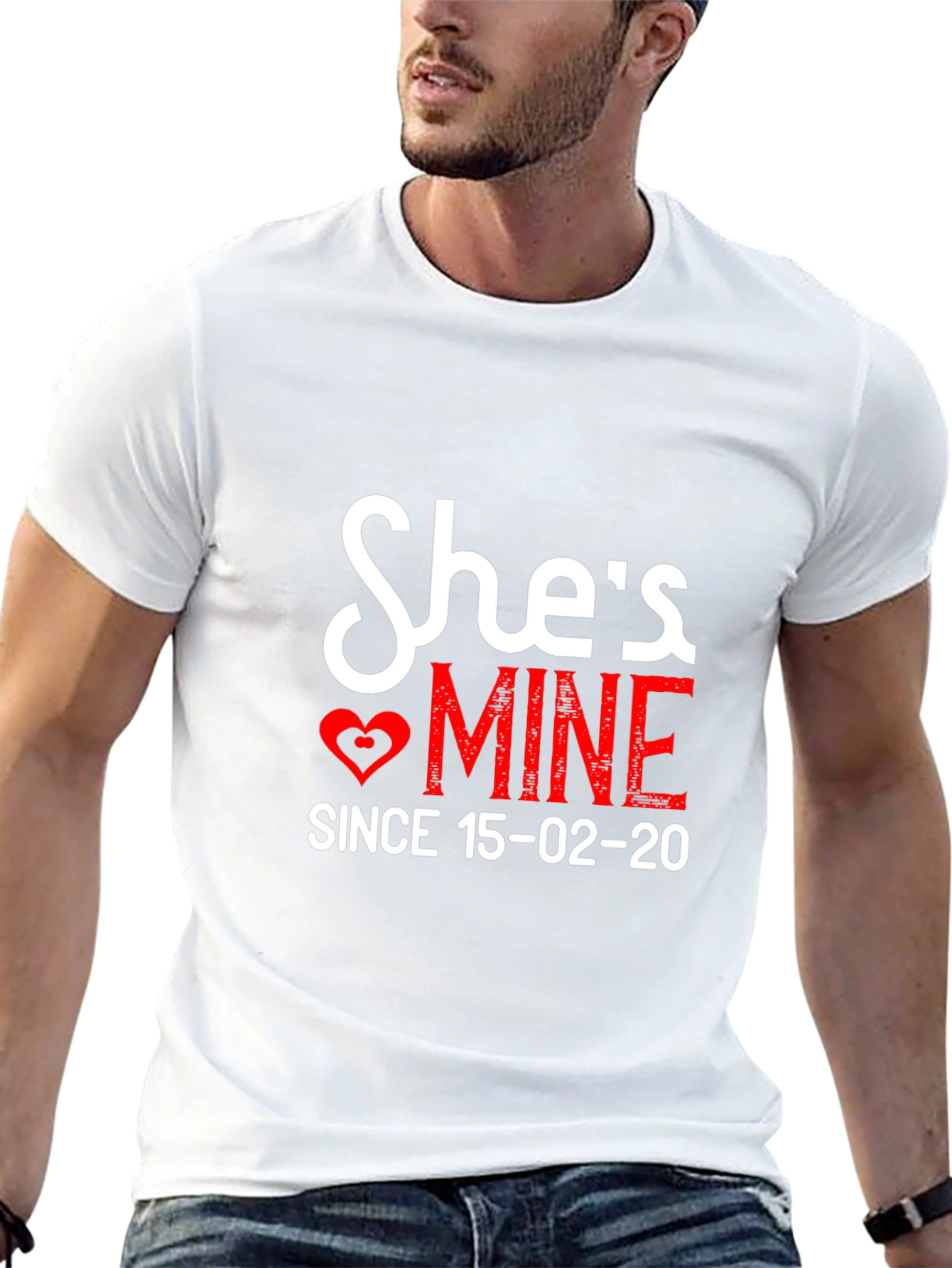 Shes Mine T-Shirt Anniversary Valentines Day