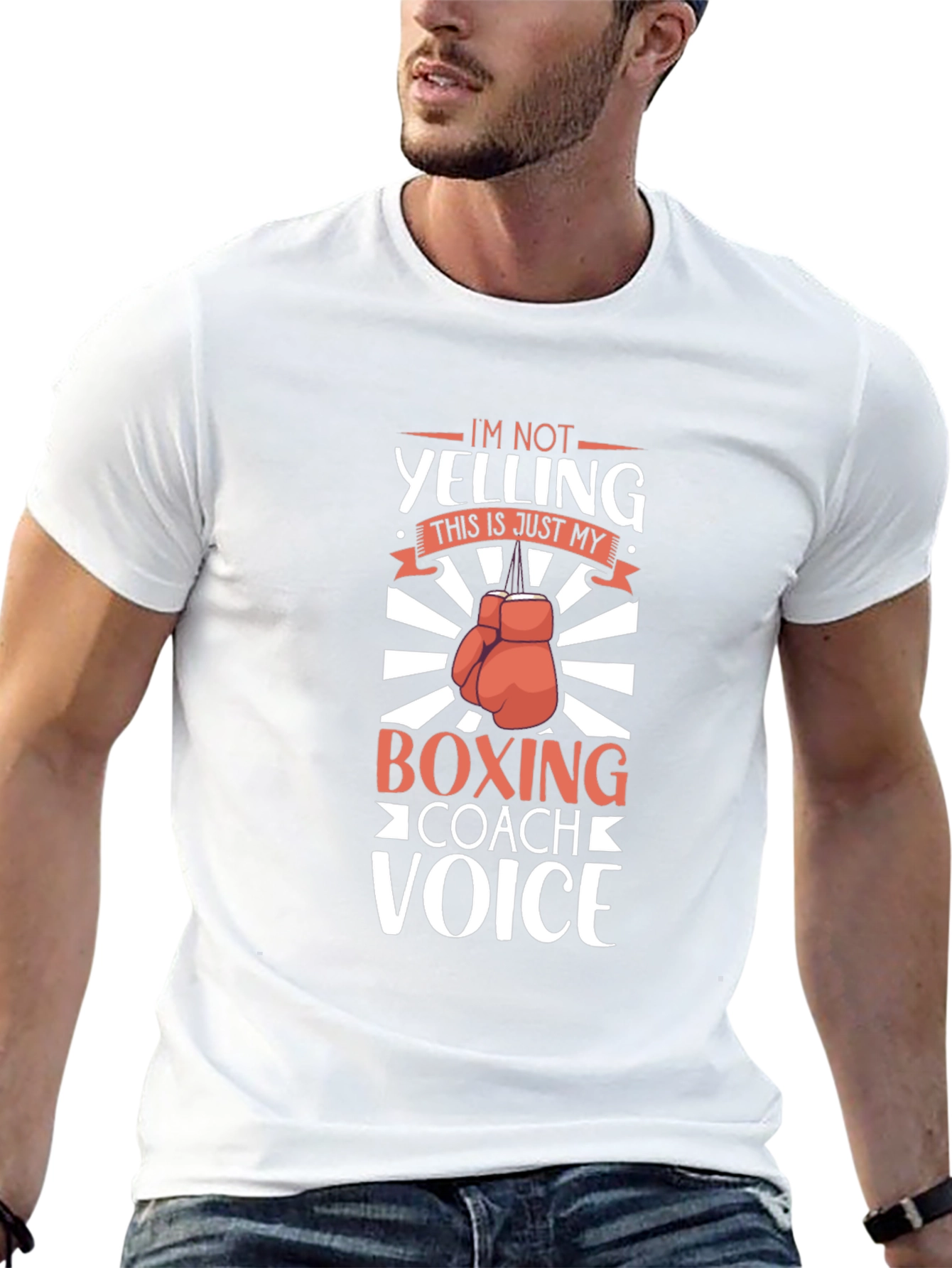 Boxing Coach Voice Graphic Tee
