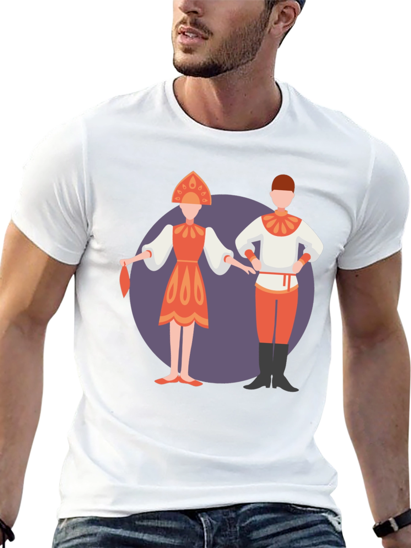Ethnic Folk Dance Graphic T-Shirt