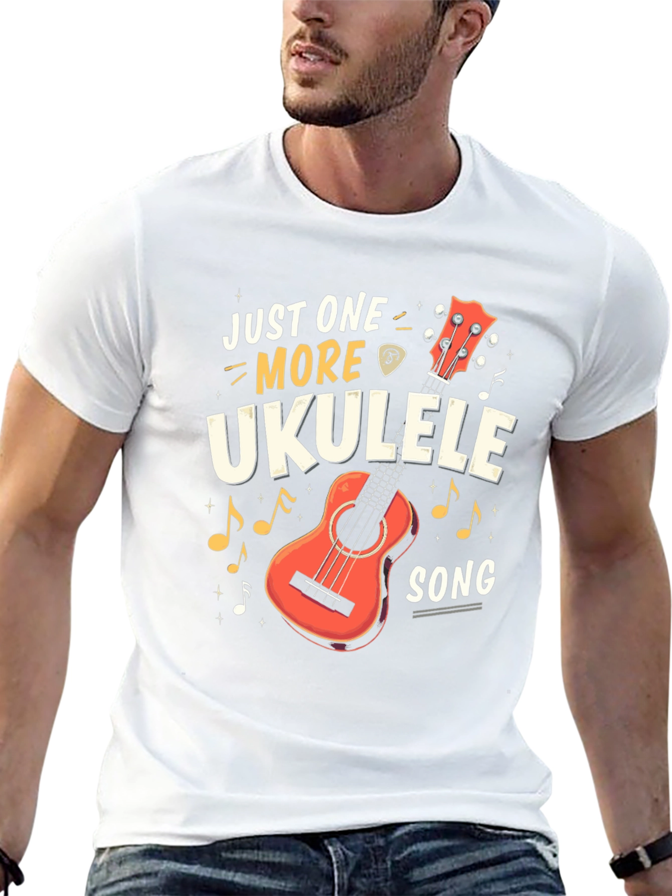 Just One More Ukulele Song Graphic Tee