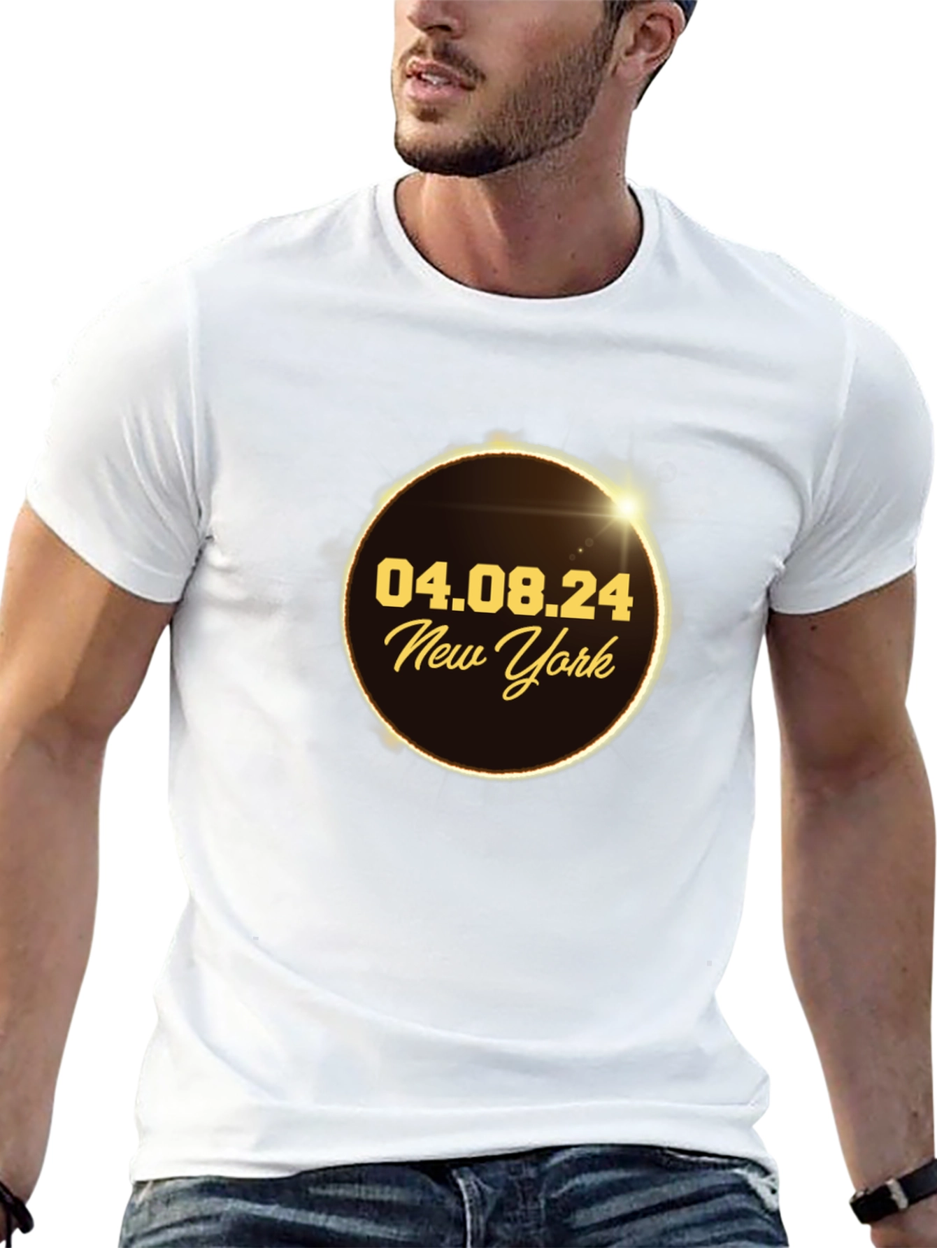 Total Solar Eclipse 04.08.24 New York T-Shirt