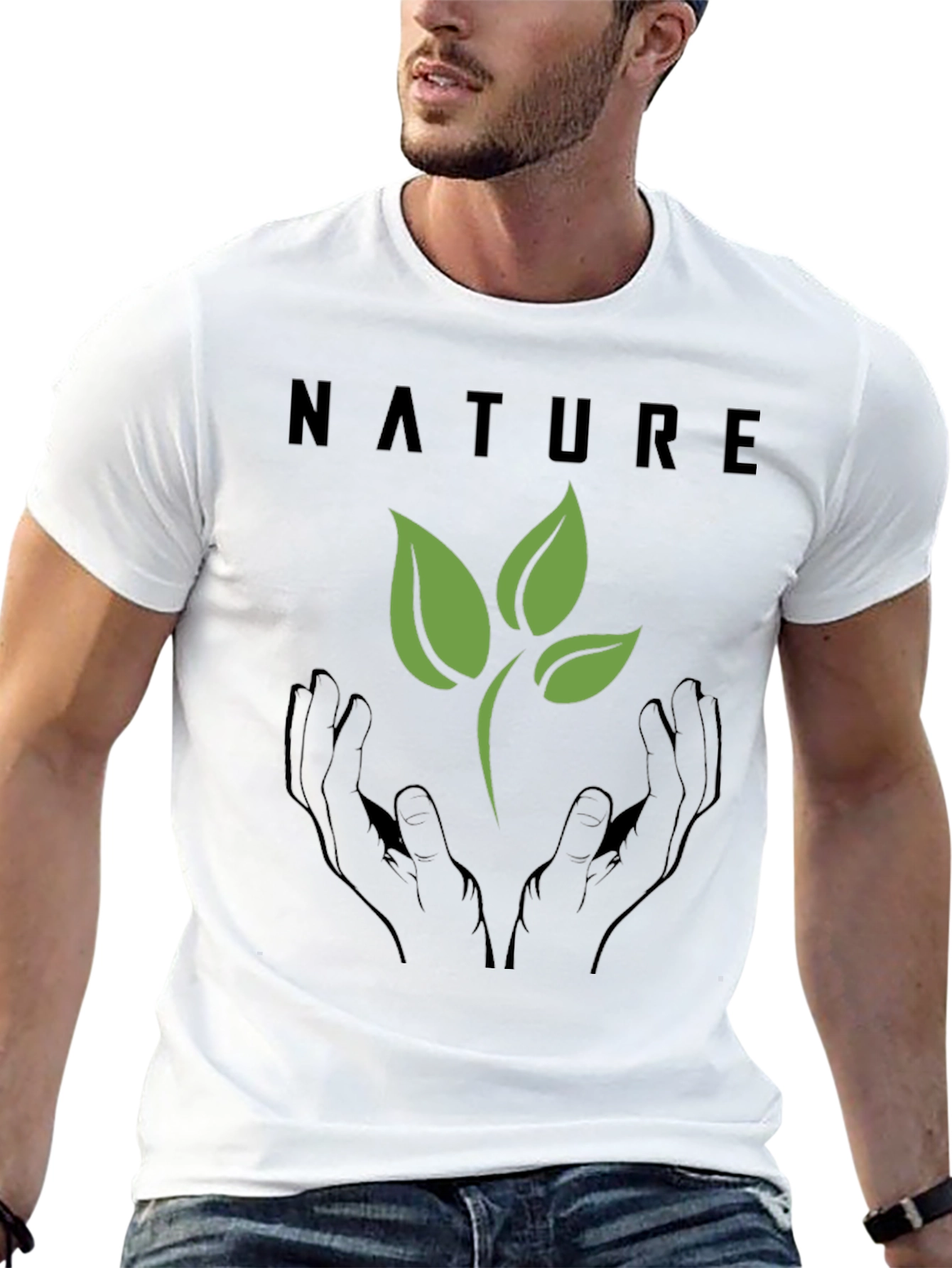 Nature Graphic Tee - Eco Friendly Design