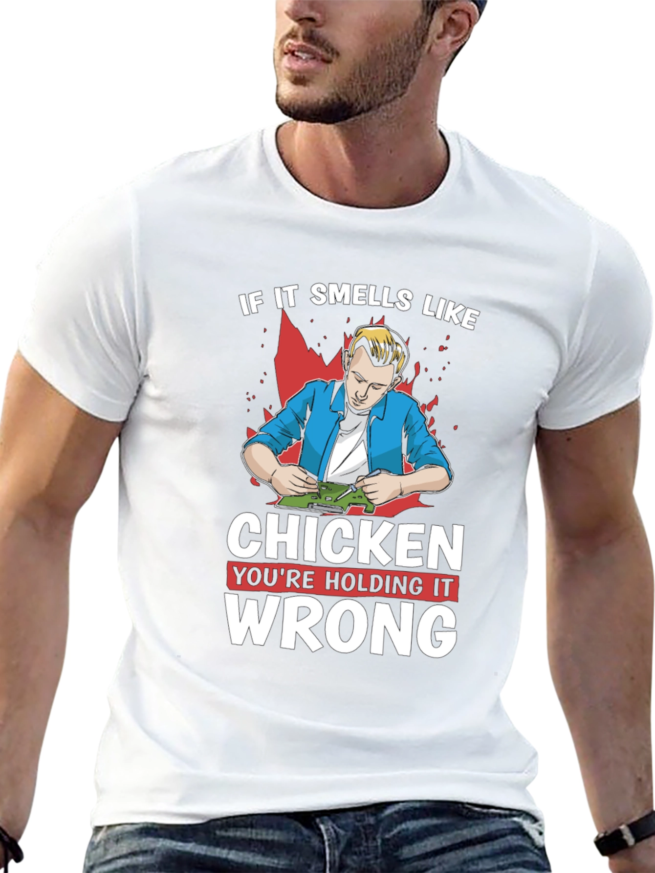 If It Smells Like Chicken T-Shirt