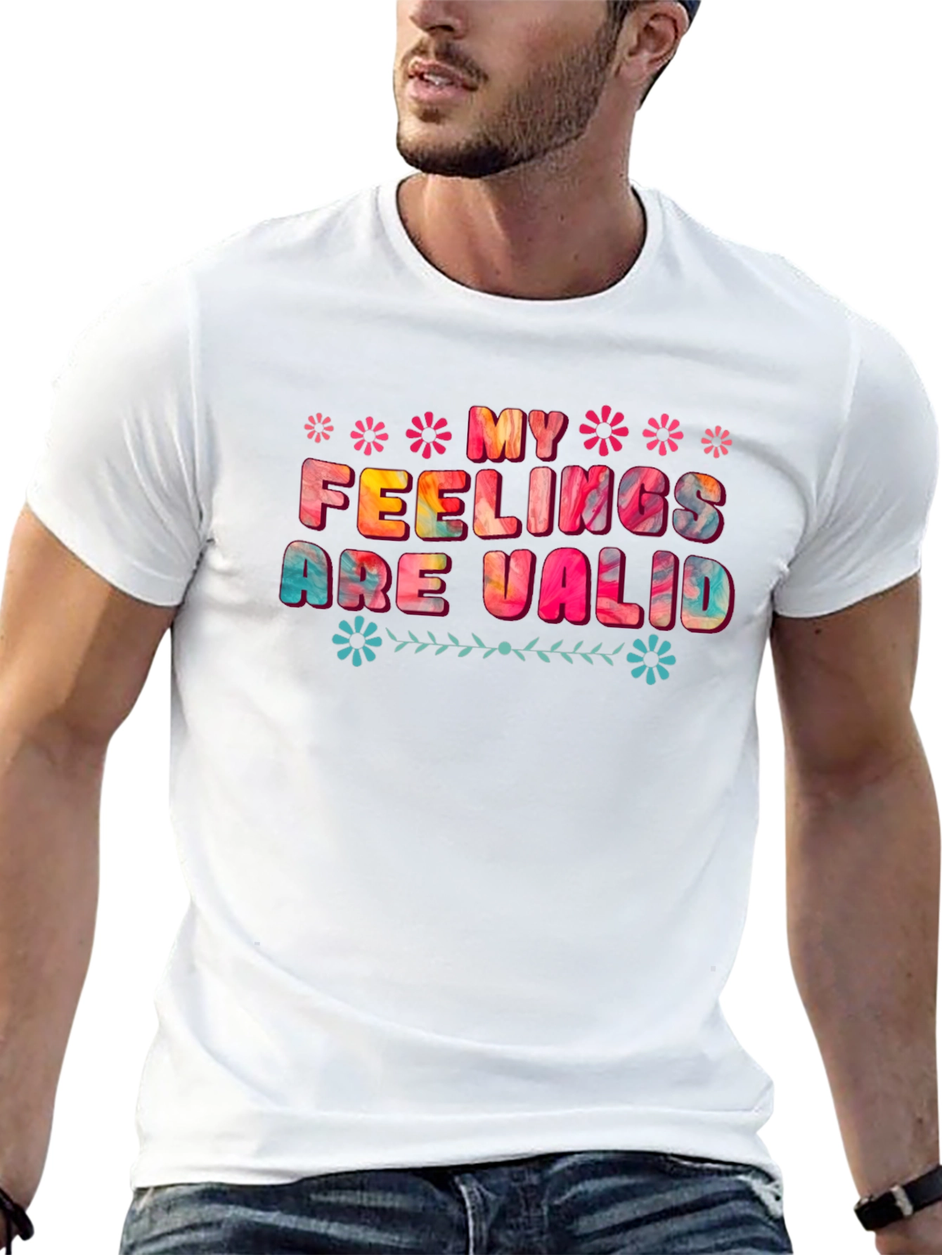 My Feelings Are Valid Graphic Tee - Black