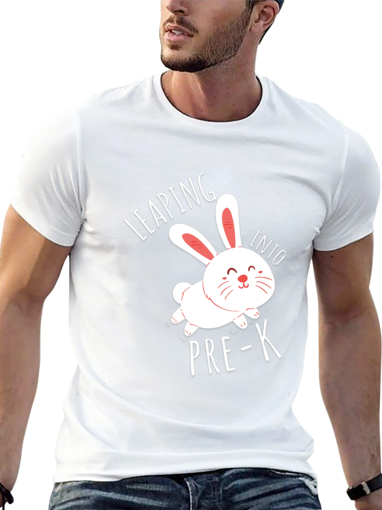 Leaping into Pre-K Bunny T-Shirt