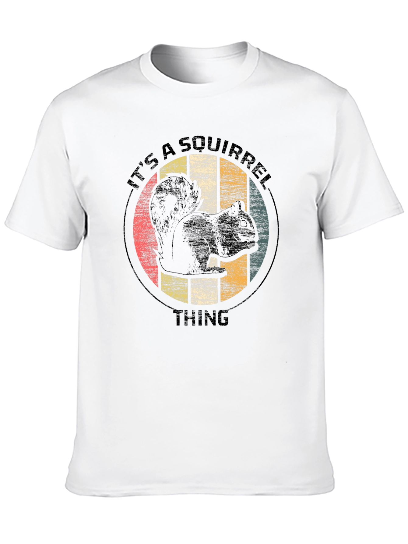 Its a Squirrel Thing Black Graphic Tee