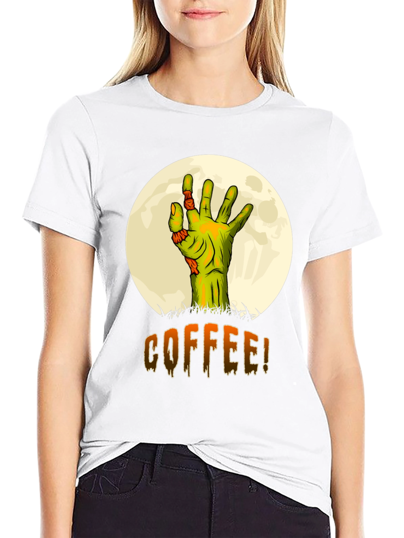Zombie Coffee Graphic T-Shirt
