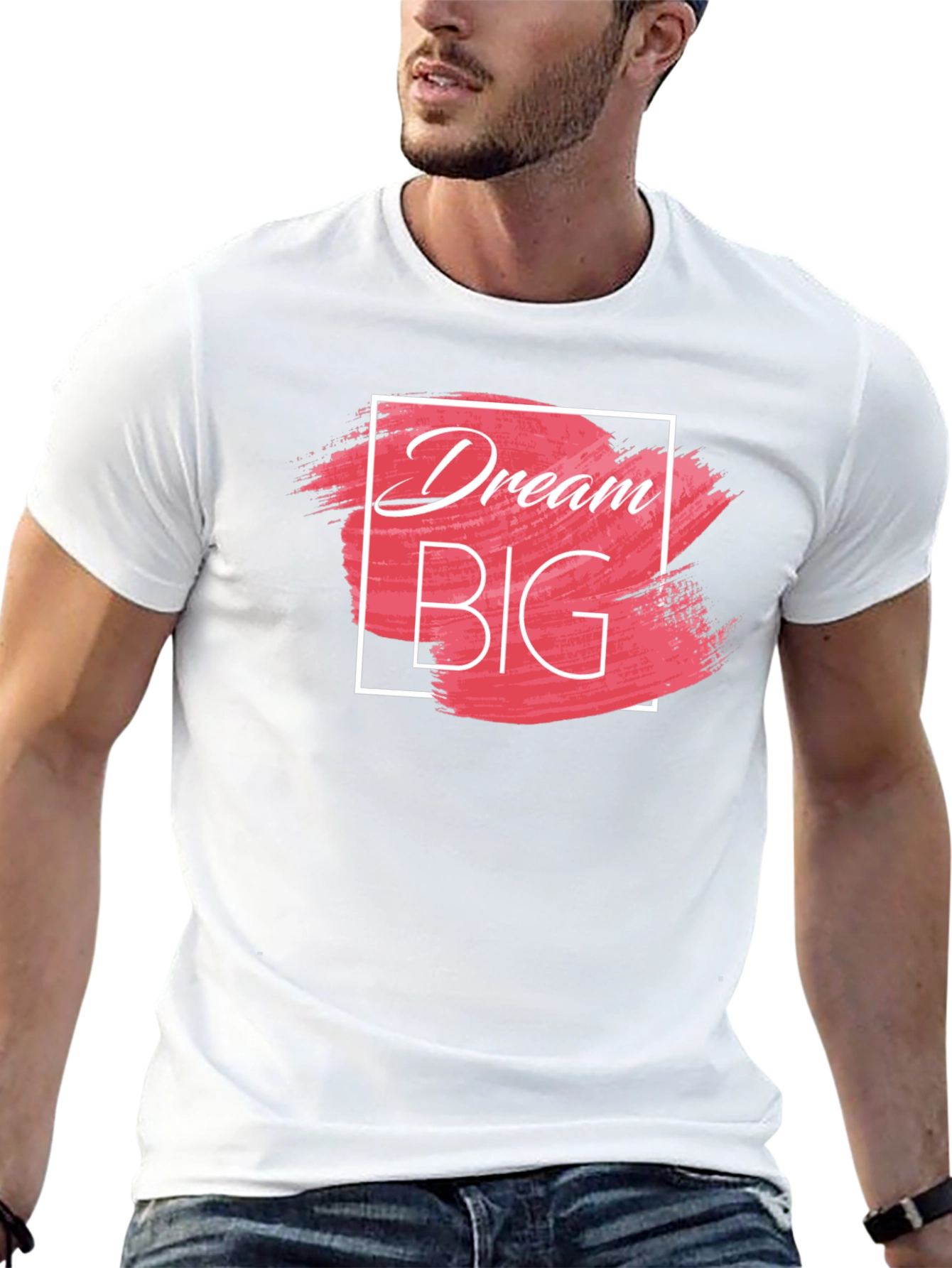 Dream Big Graphic Tee - Stylish Black Cotton T-Shirt