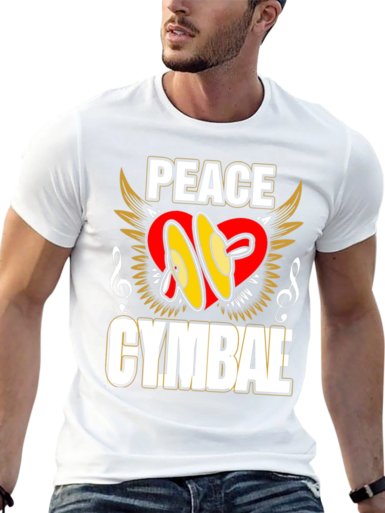 Peace Cymbae T-Shirt - Musician Apparel