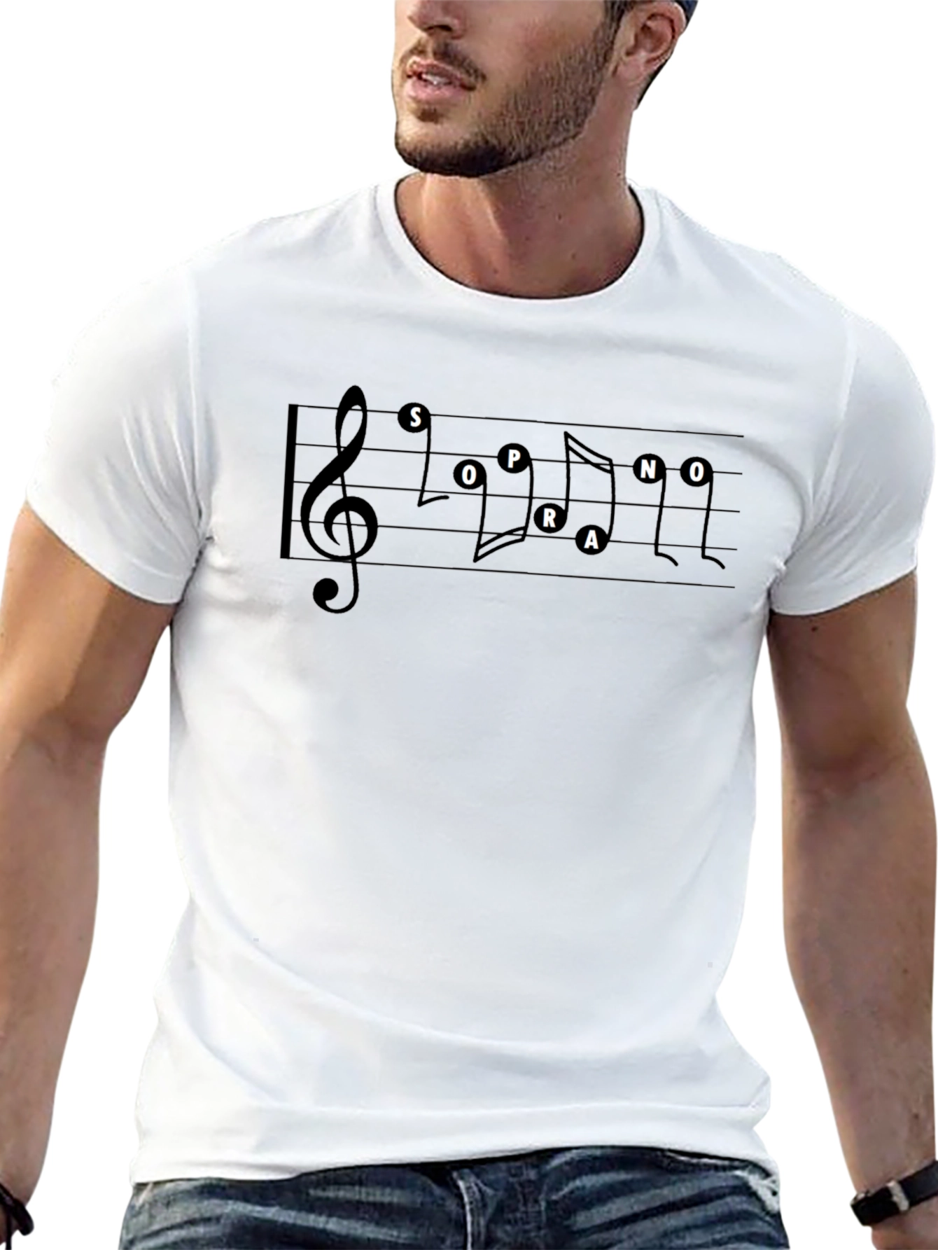 Soprano Music Note T-Shirt - Stylish Singer Apparel