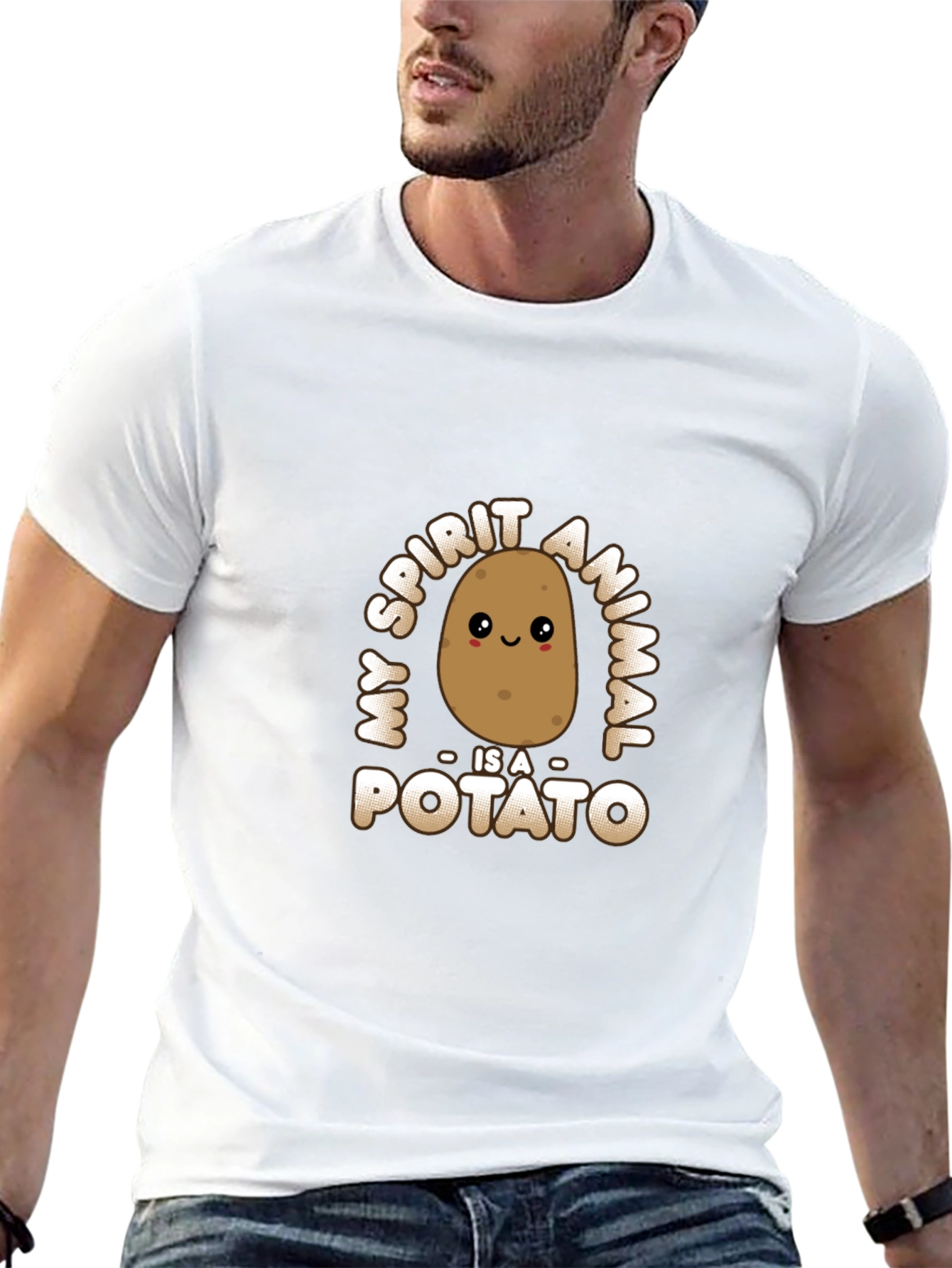 My Spirit Animal Potato T-Shirt - Funny Graphic Tee