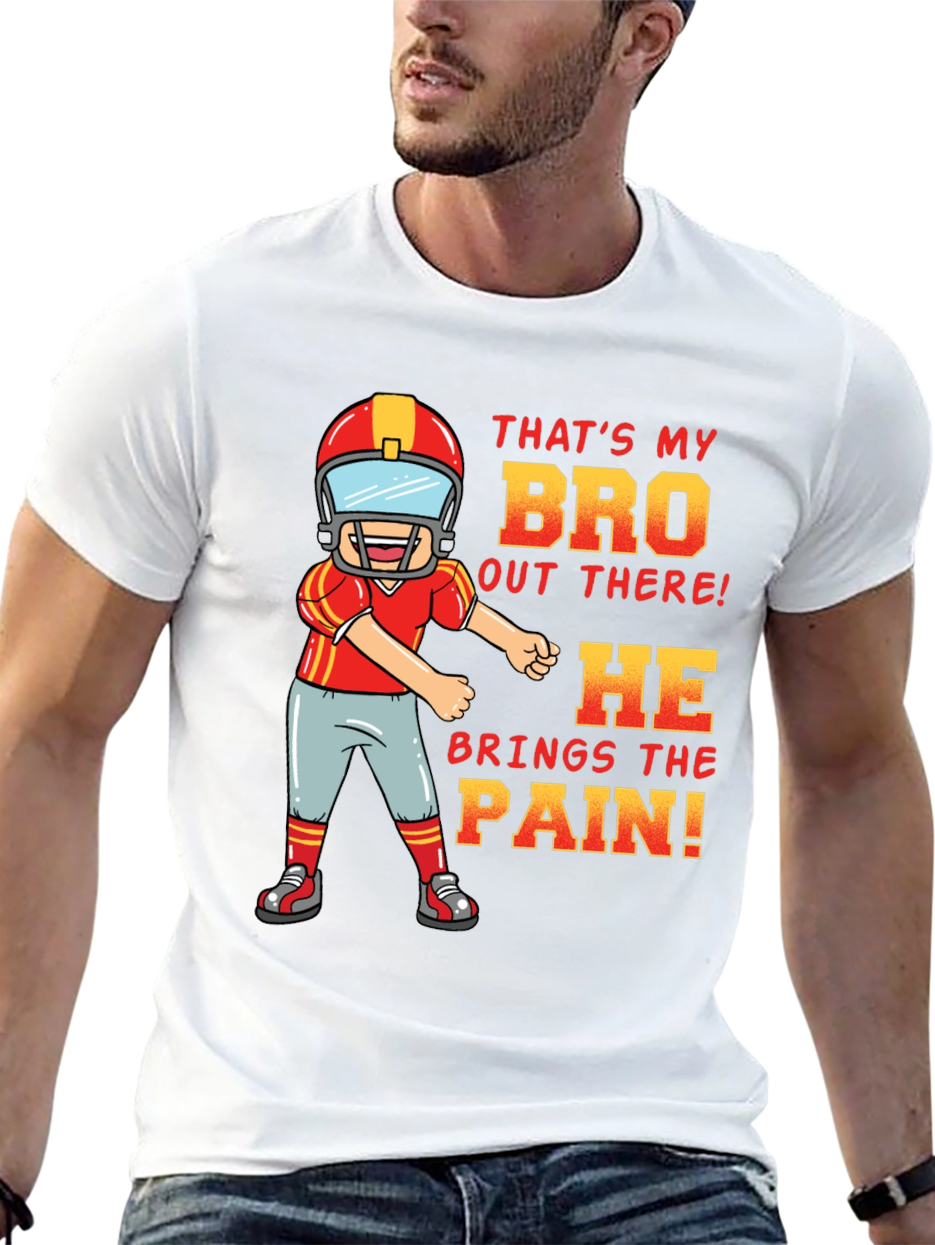 Thats My Bro Football T-Shirt