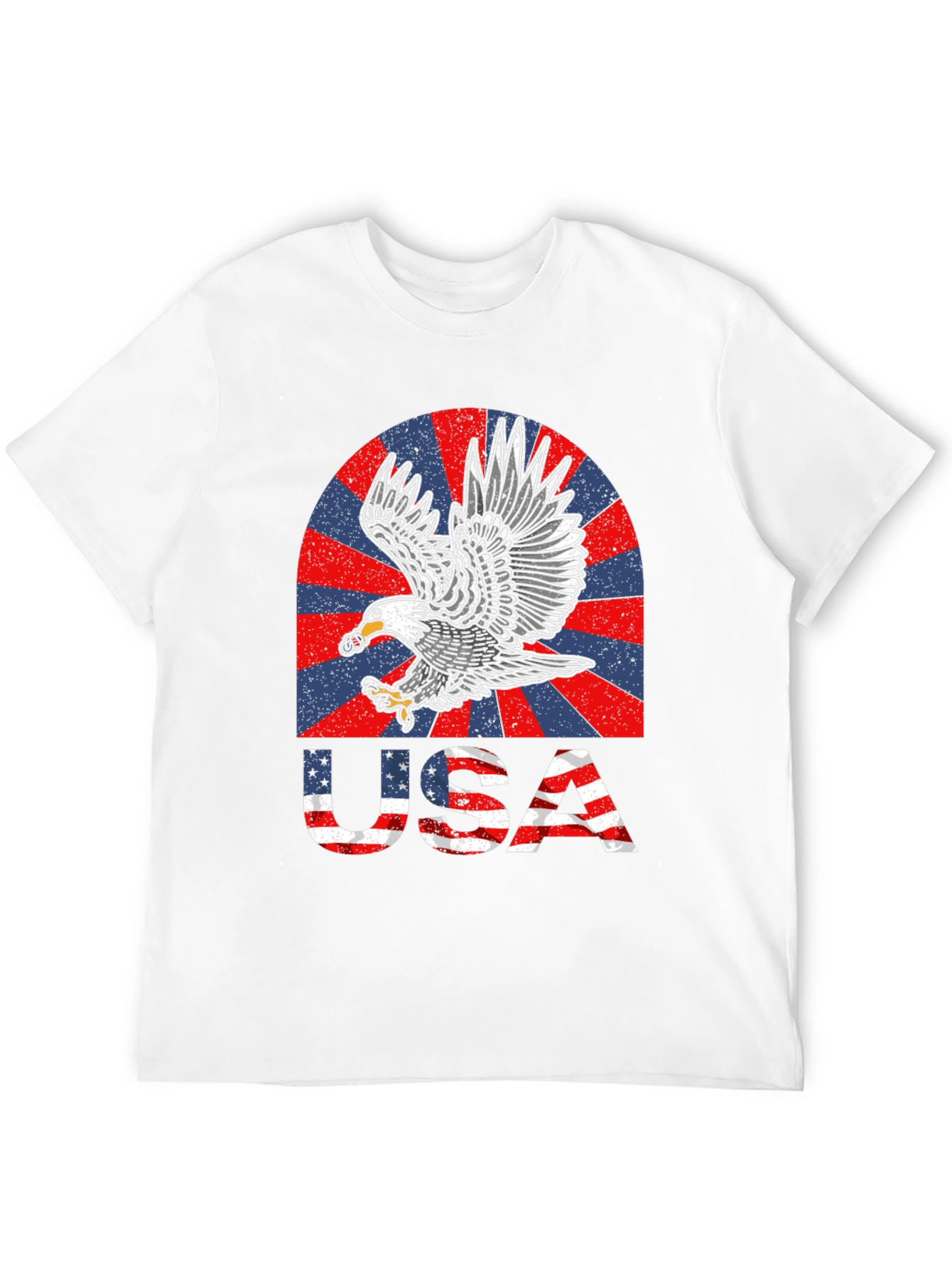 USA Eagle Graphic T-Shirt - Patriotic Pride