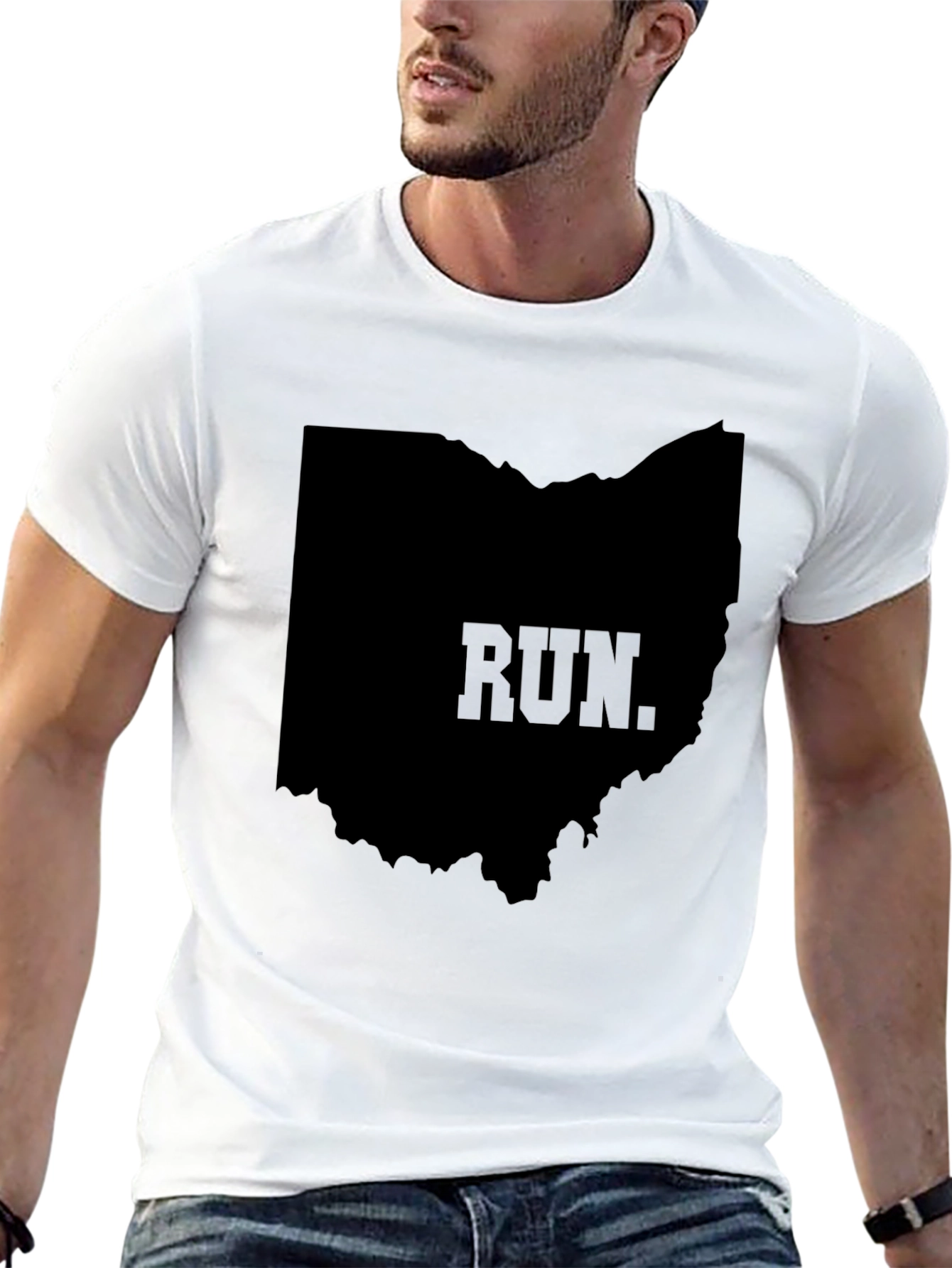 Ohio Run Graphic T-Shirt - Black