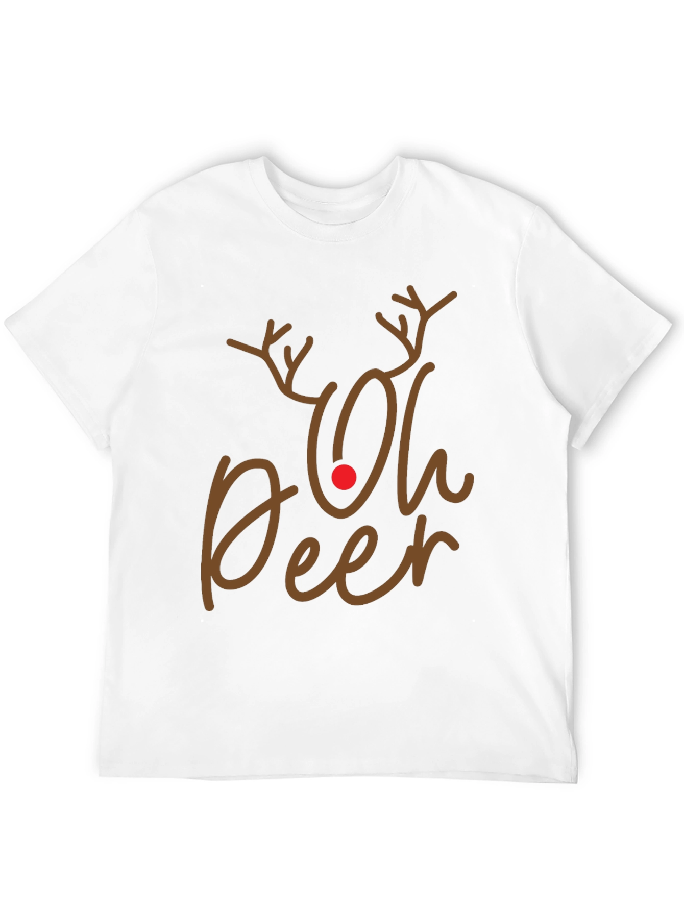 Oh Deer Christmas Graphic Tee - Holiday Season Shirt