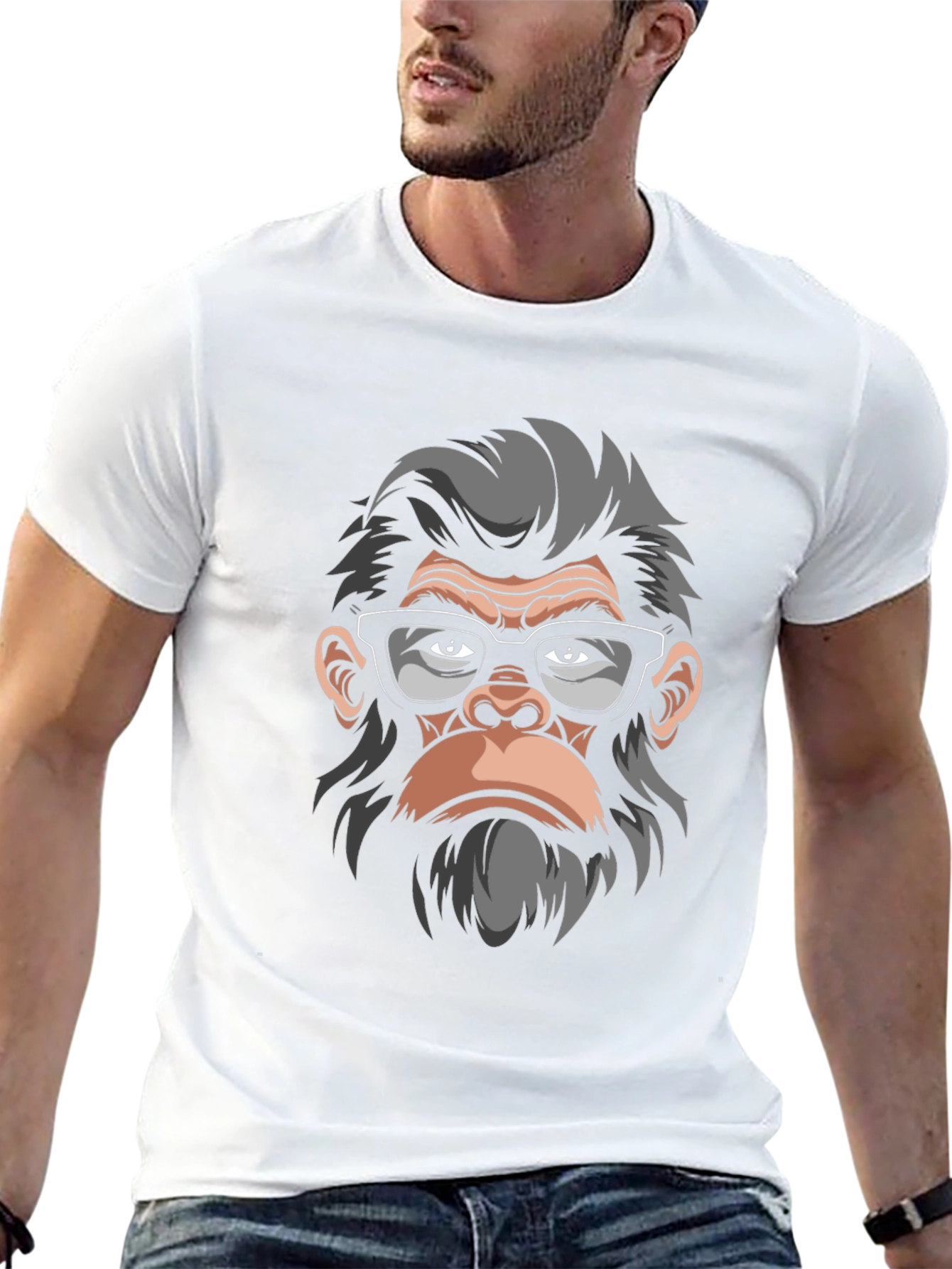 Cool Ape Graphic T-Shirt - Trendy Streetwear