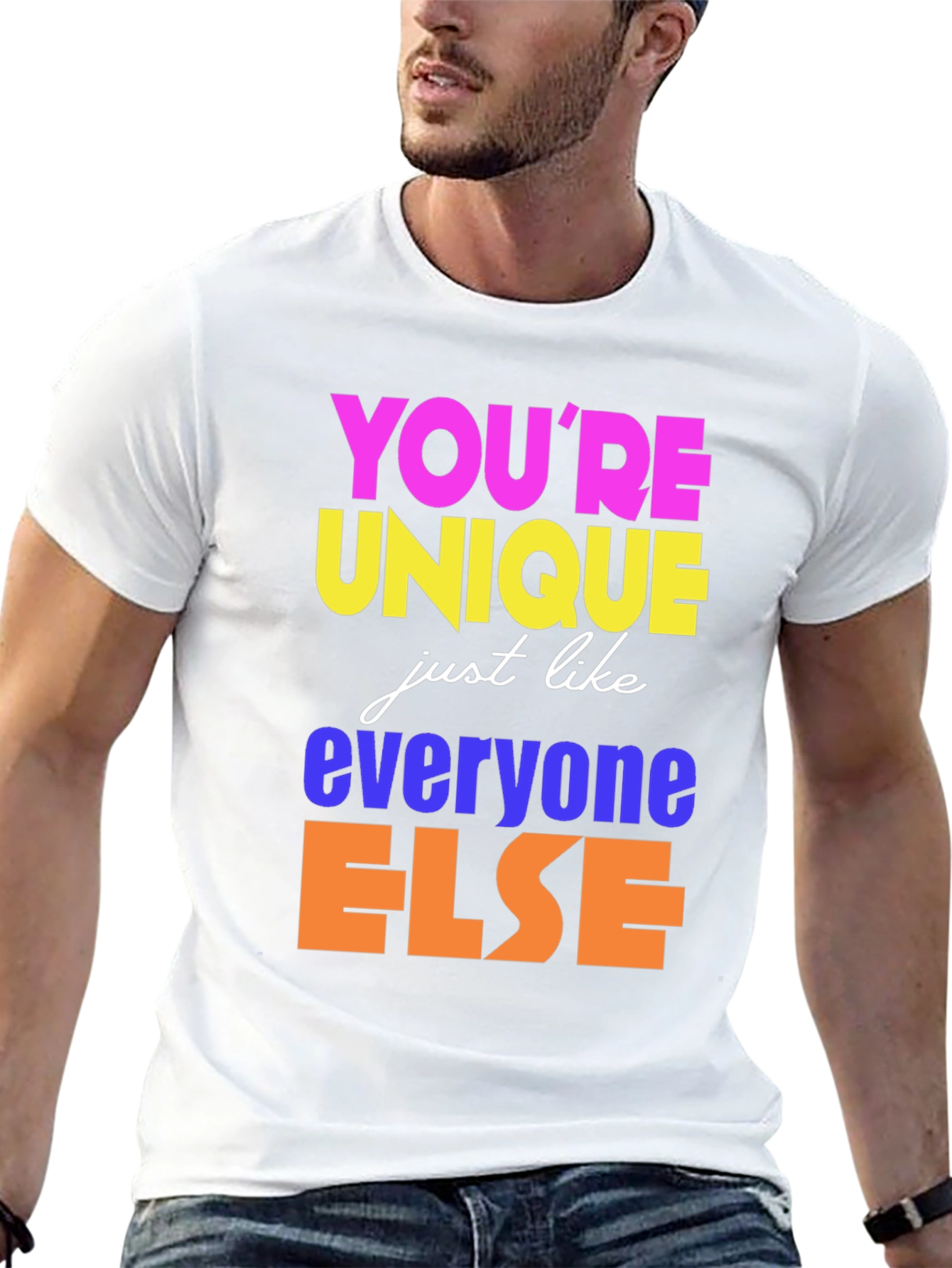 Unique Like Everyone Else Black T-Shirt