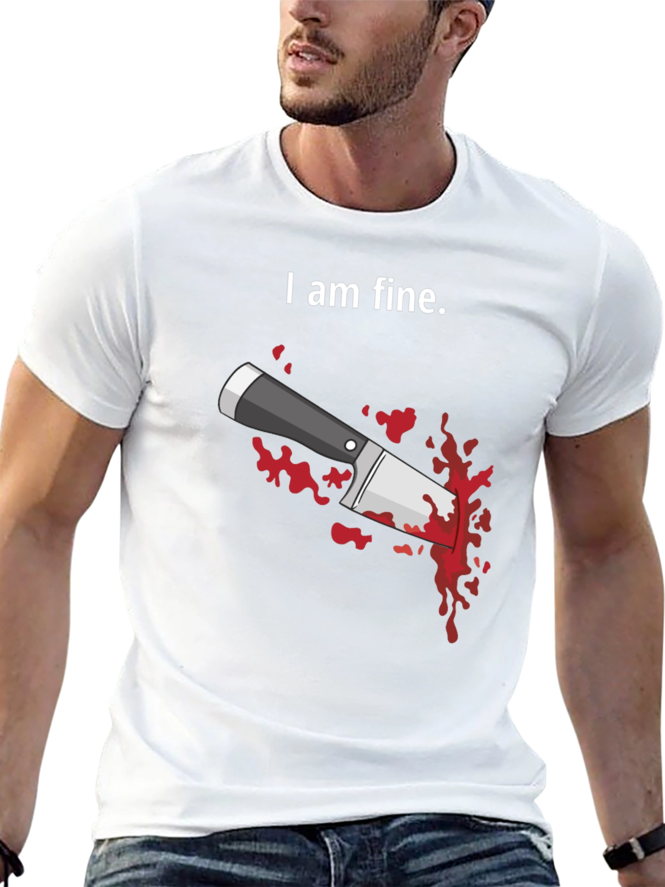 I Am Fine T-Shirt - Humorous Graphic Tee