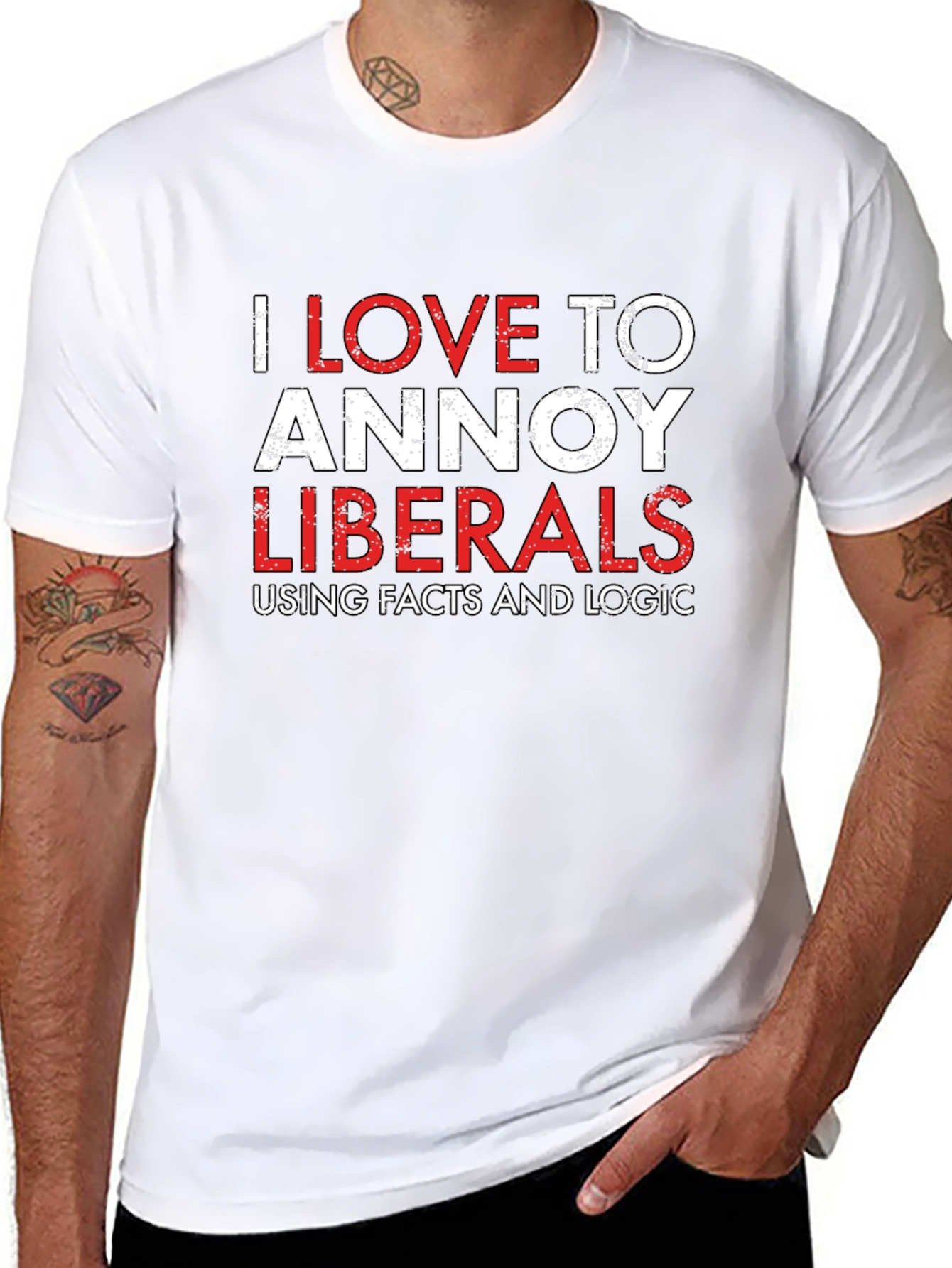 Annoy Liberals T-Shirt - Facts & Logic Tee