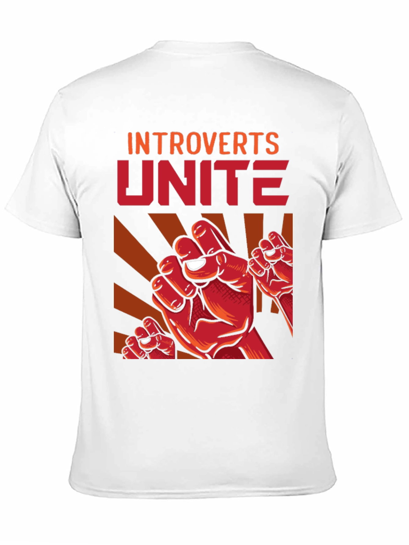 Introverts Unite Black Graphic Tee