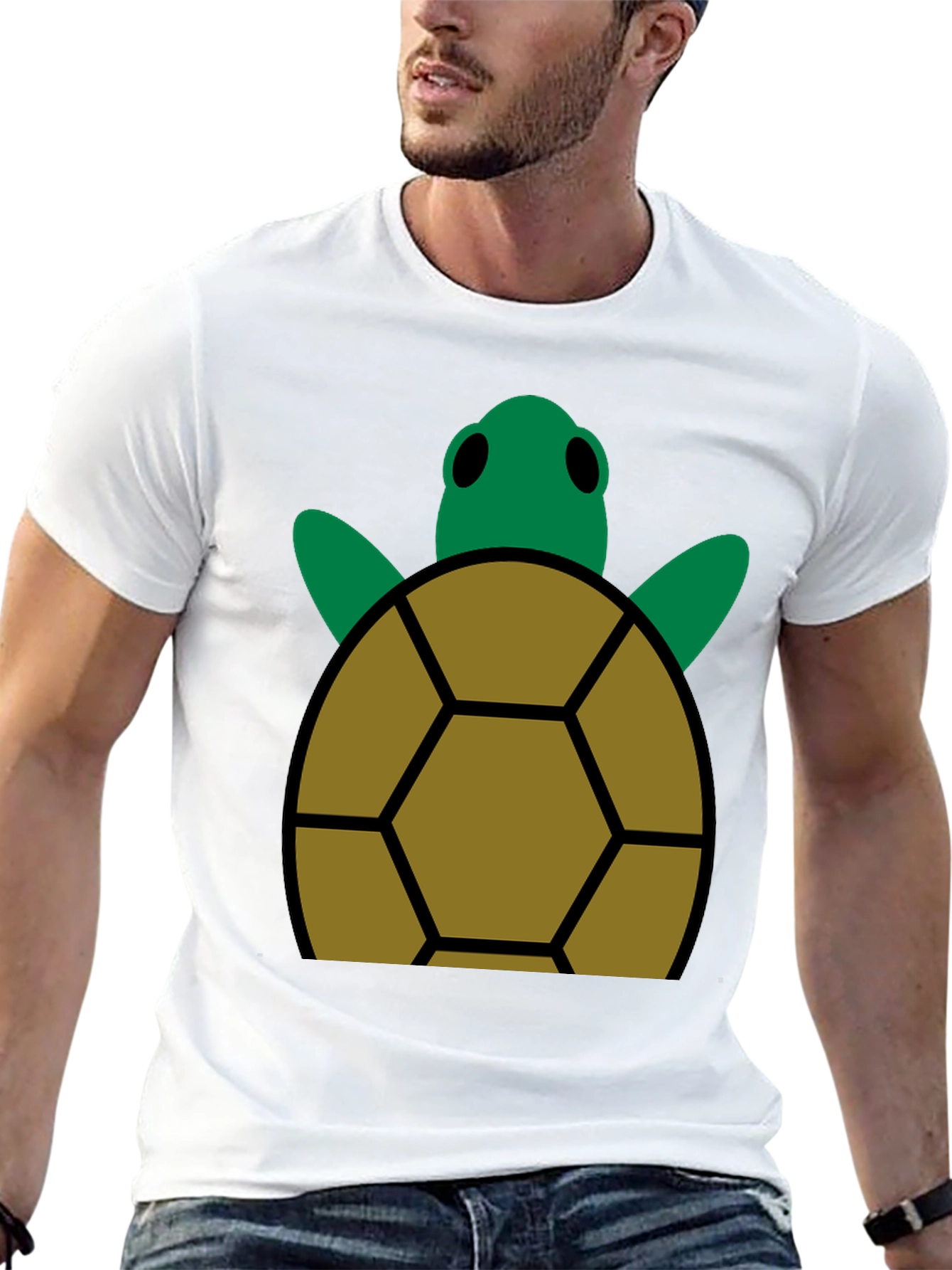 Turtle Graphic Tee - Unisex Cotton T-Shirt