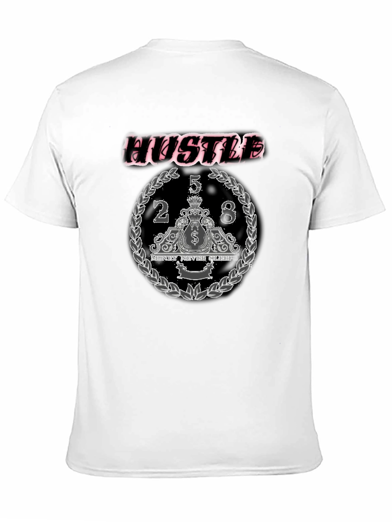 Hustle Graphic Tee - Money Never Sleeps