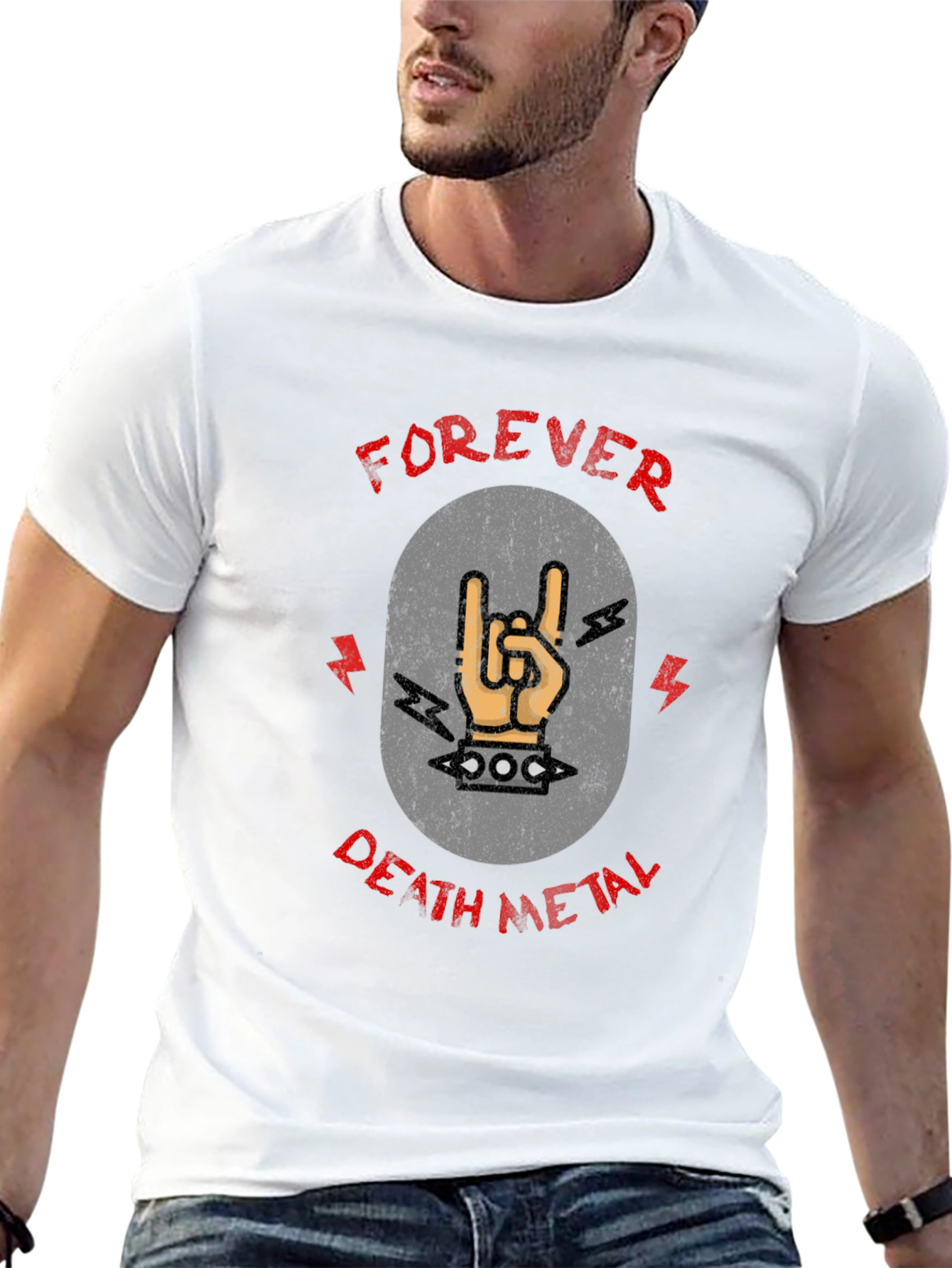 Forever Death Metal Graphic Tee - Rock On!