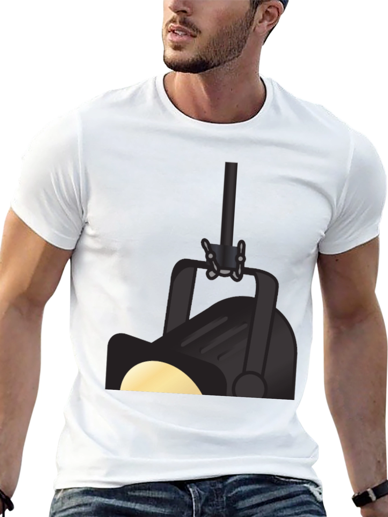 Spotlight Graphic Tee - Illuminating Style