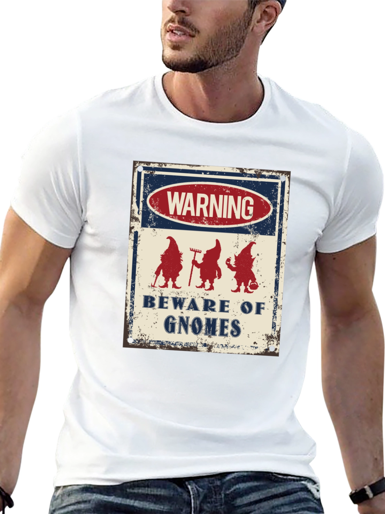 Beware of Gnomes Graphic Tee