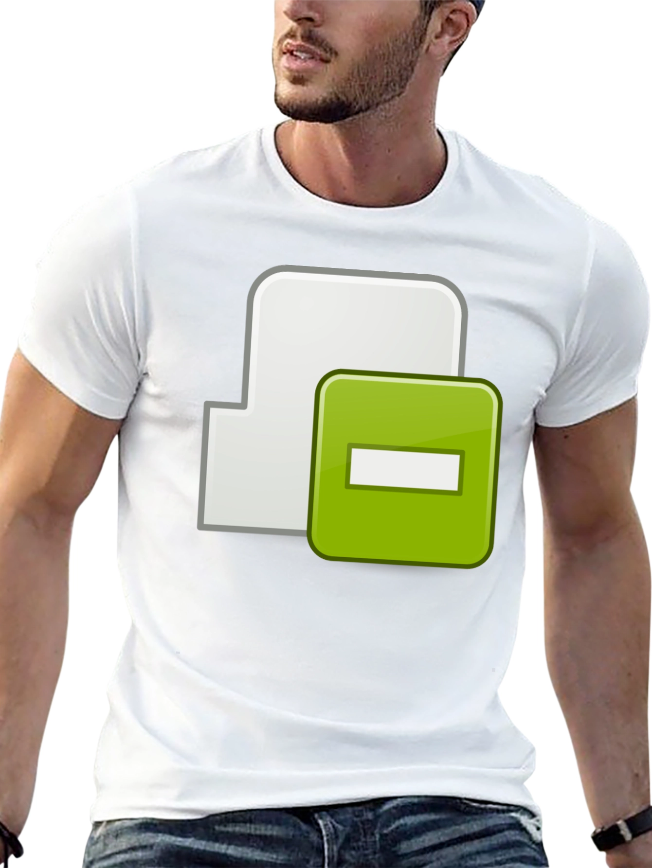 Subtract Cloud T-Shirt: Minimalist Tech Style
