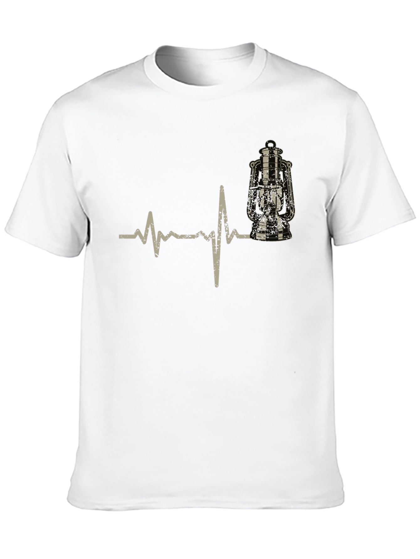 Lantern Heartbeat Graphic Tee - Black