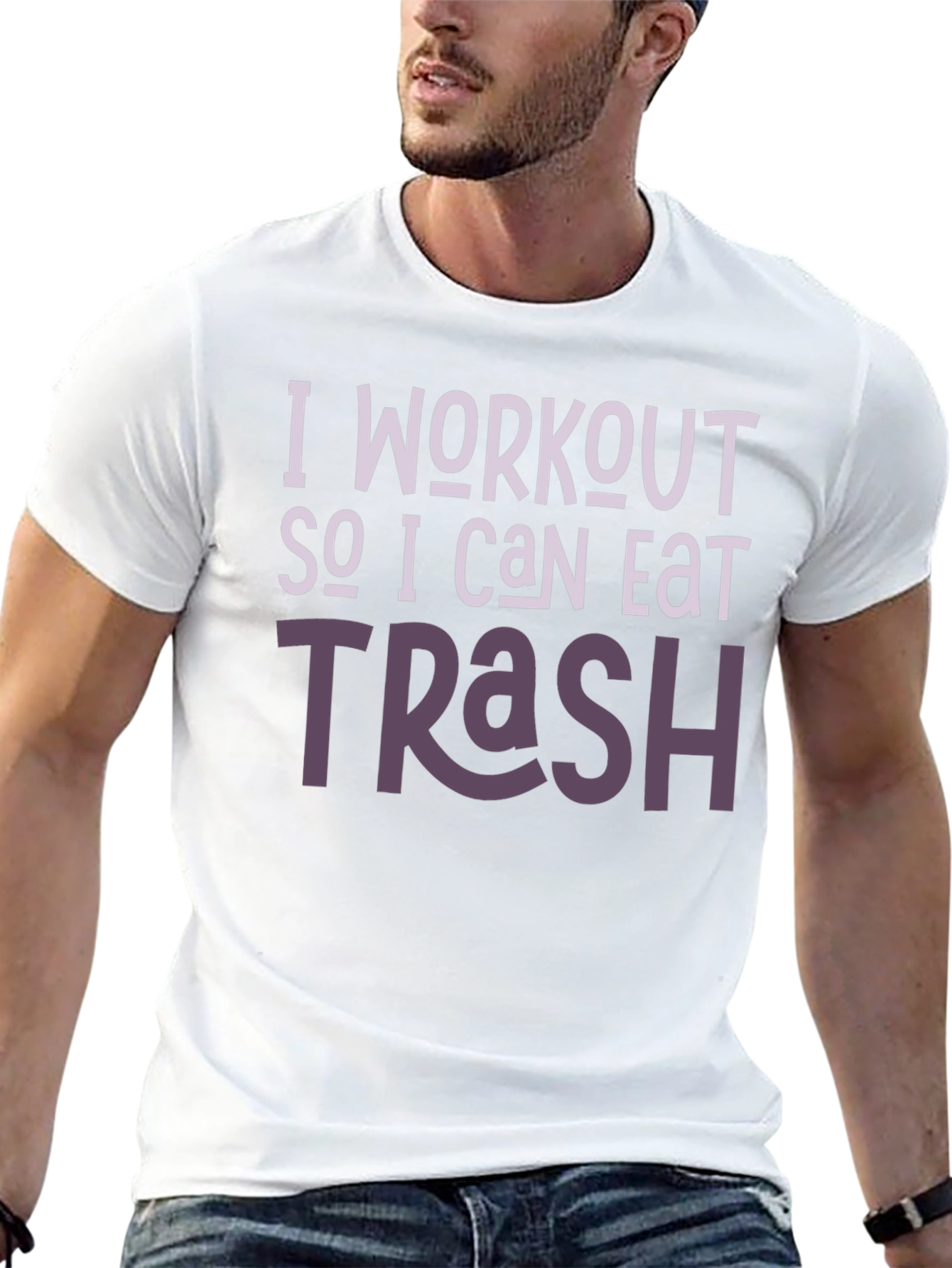 Workout For Trash Graphic Tee