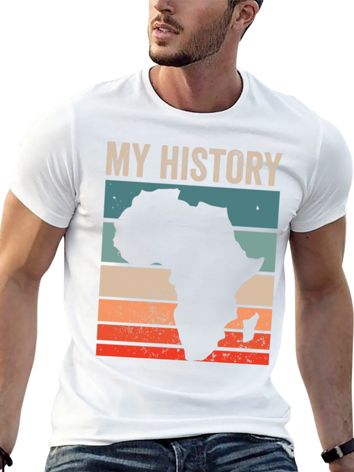 My History Africa T-Shirt - Black