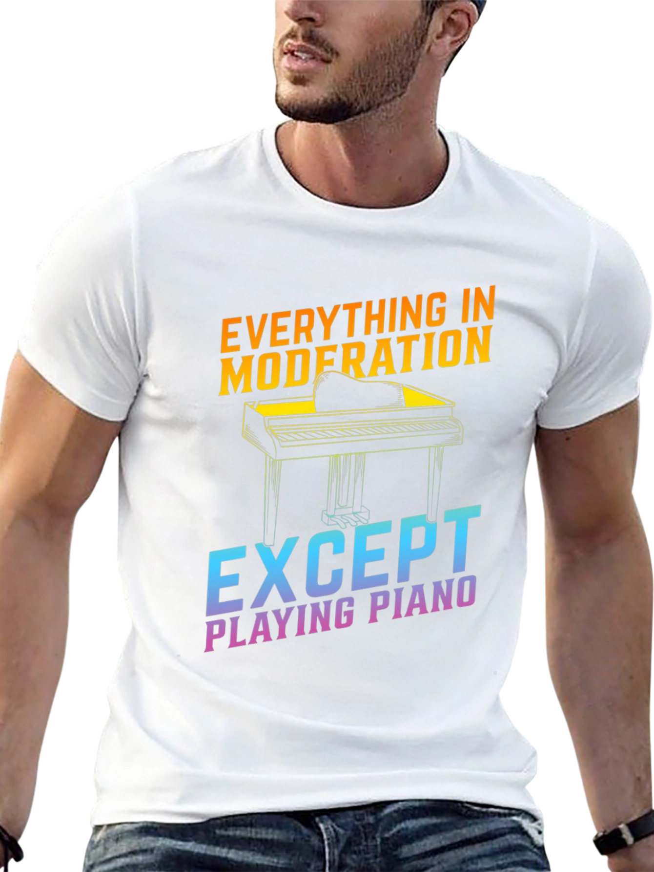 Piano T-Shirt - Everything in Moderation