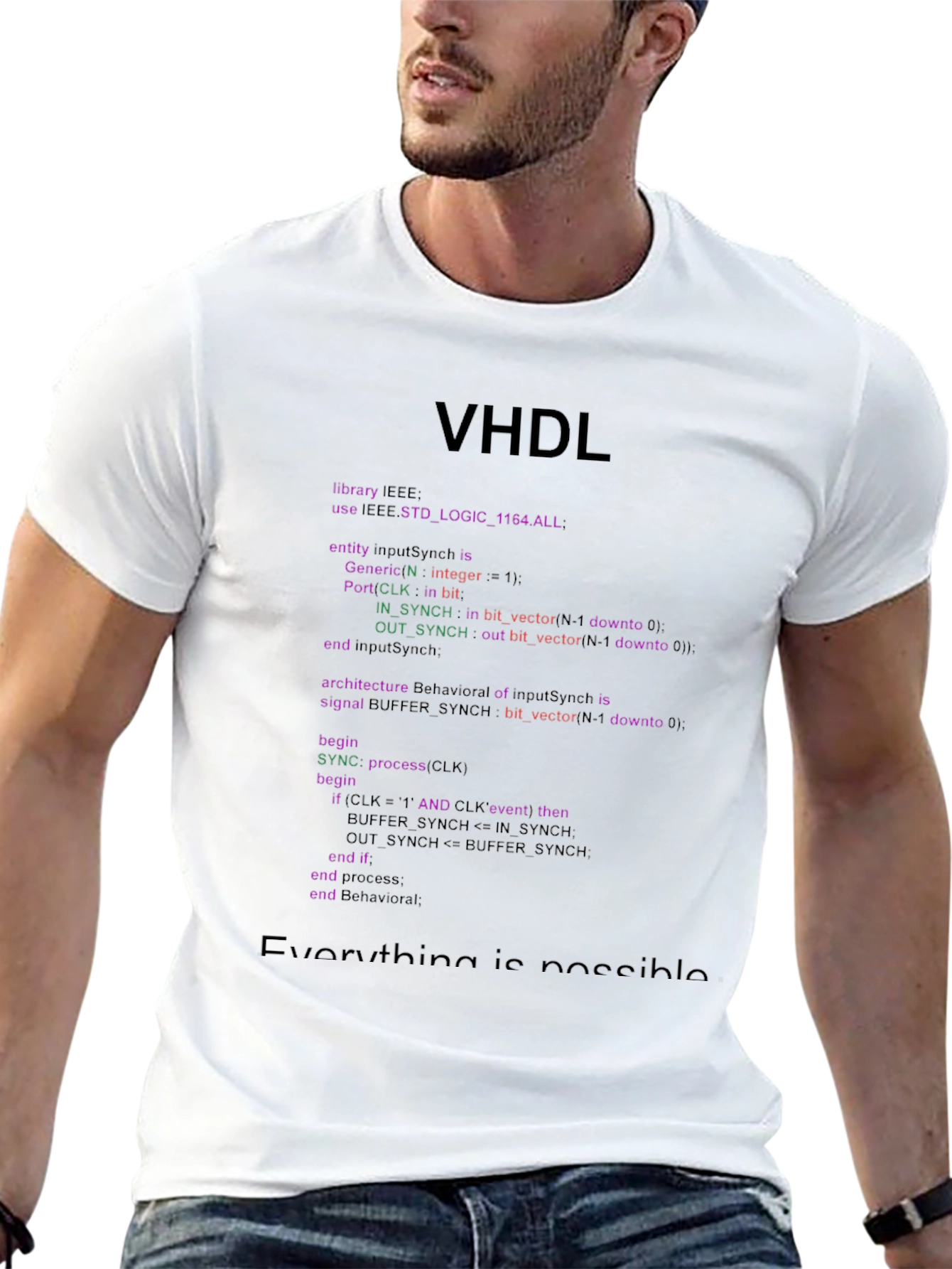 VHDL Code T-Shirt - Engineer & Programmer Gift