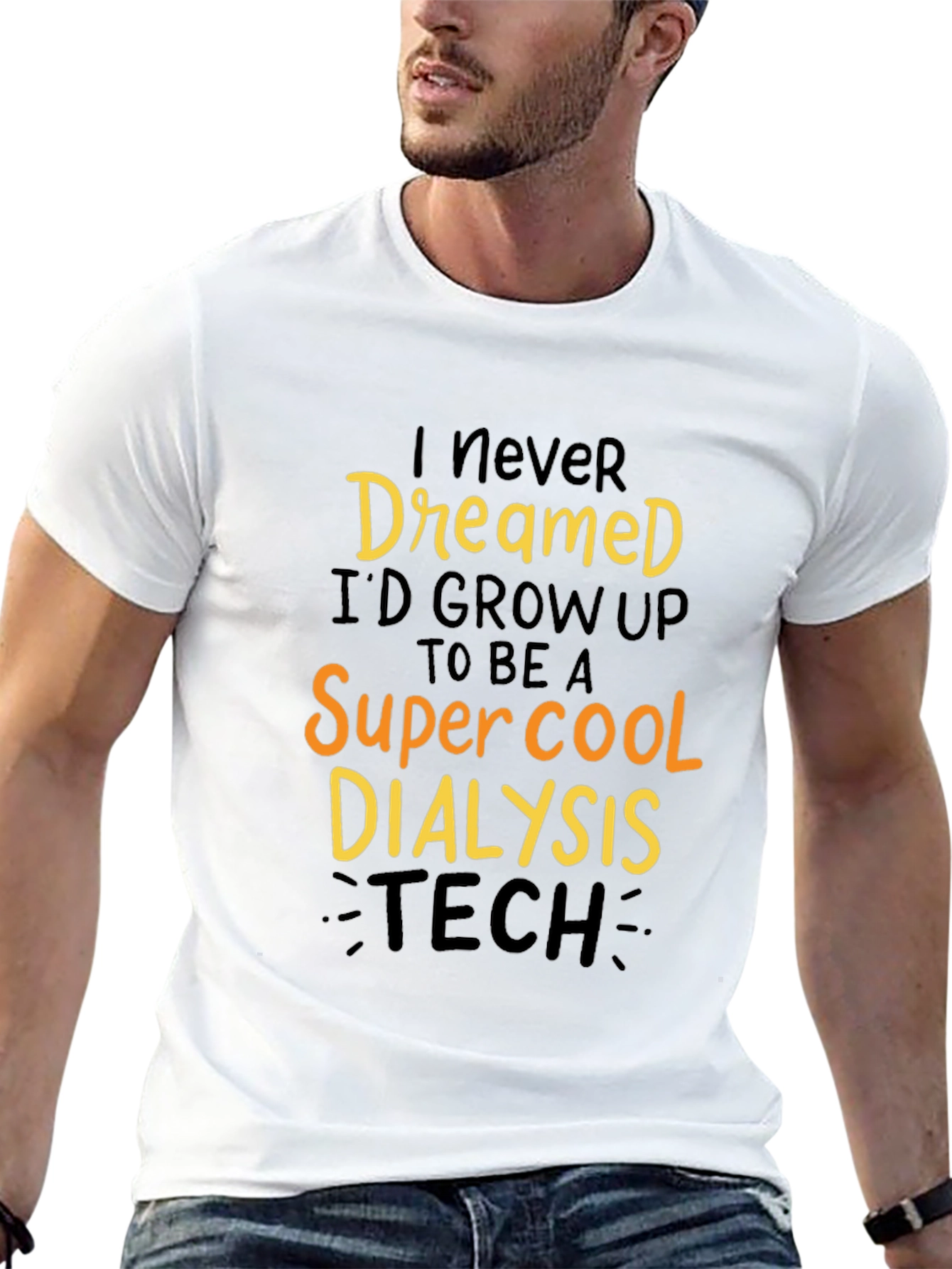 Super Cool Dialysis Tech Graphic T-Shirt