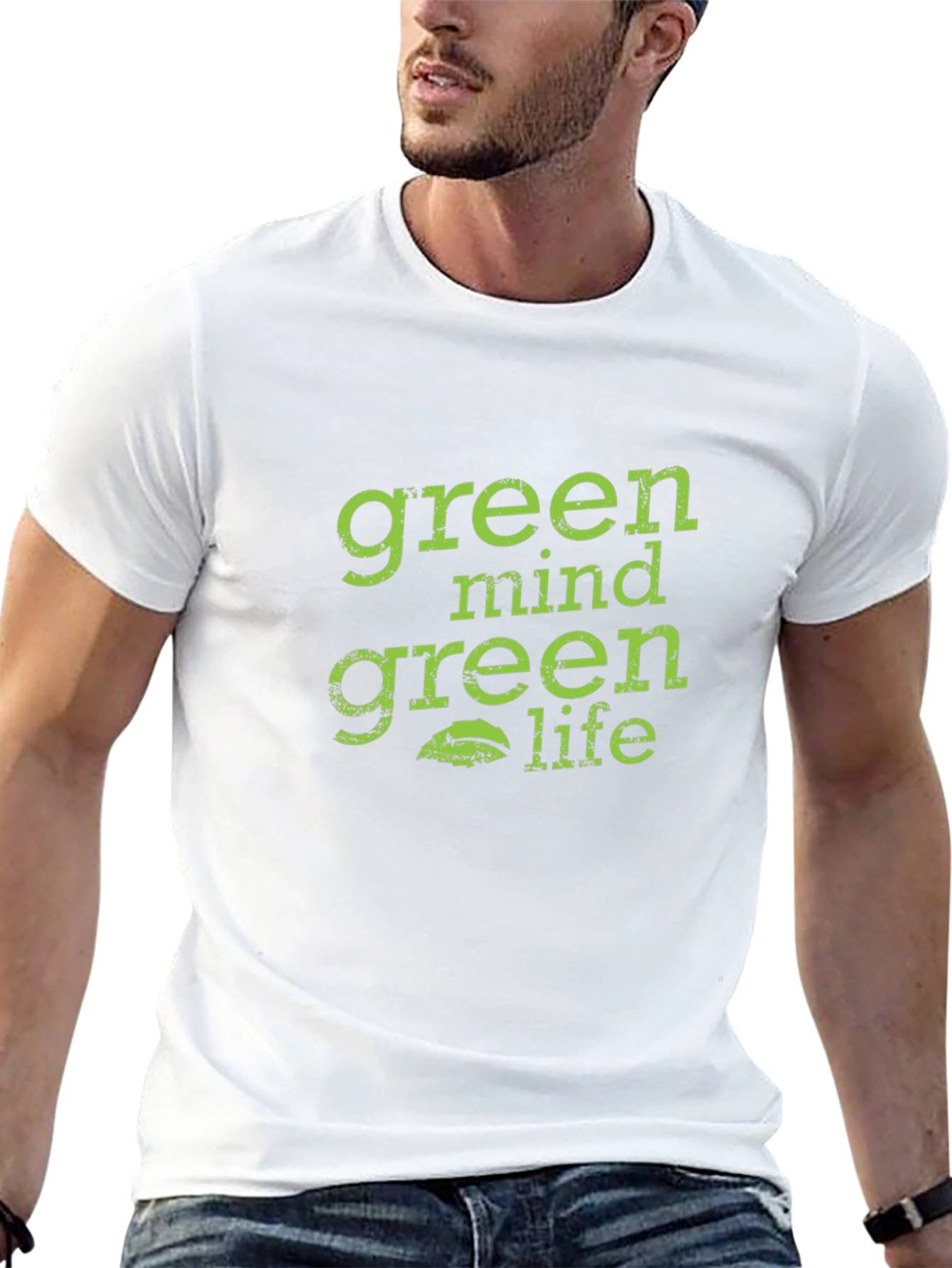 Green Mind Green Life Graphic Tee