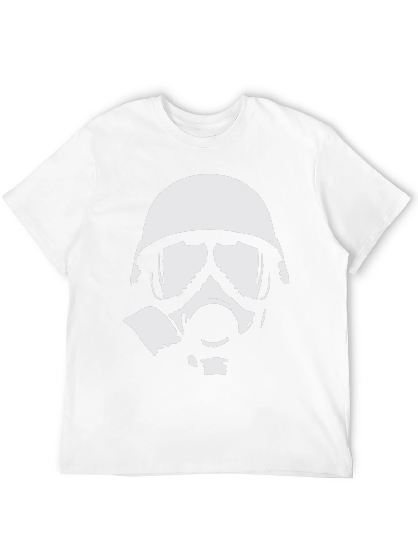 Gas Mask Graphic Tee - Black Cotton T-Shirt